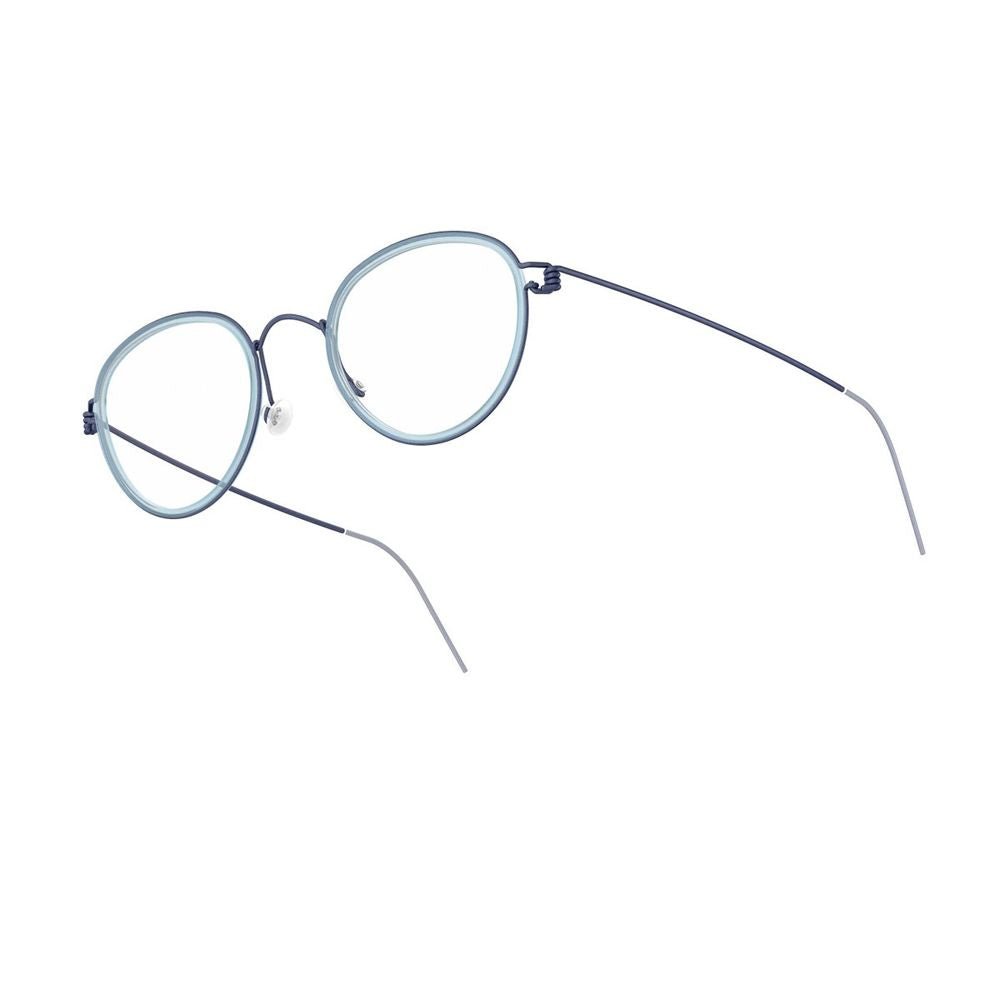 Lindberg Kid Teen Air Rim Jackie U13/U13/U13/K114M Blu Matte Phantos-Shaped Lindberg Kid Teen Air Rim Jackie Eyewear
