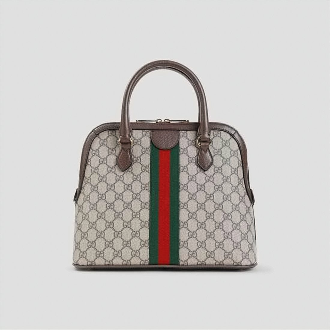 Structured Monogram Canvas Tote Bag