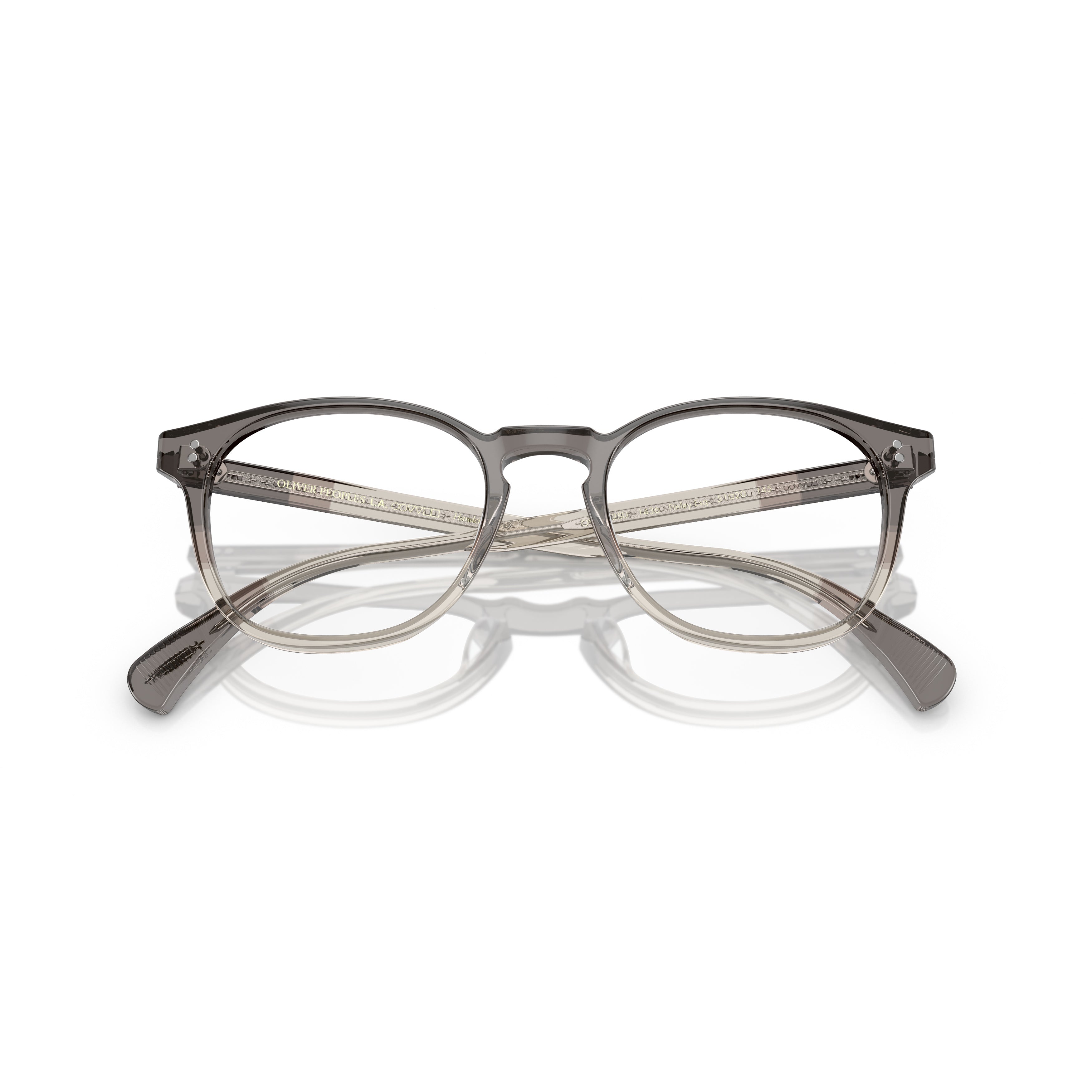 0ov5298u Translucent Acetate Sunglasses with Keyhole Bridge
