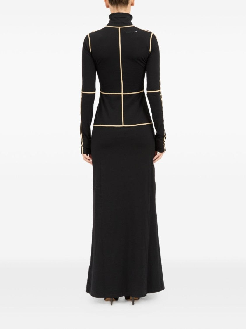 Long Black Fitted Dress