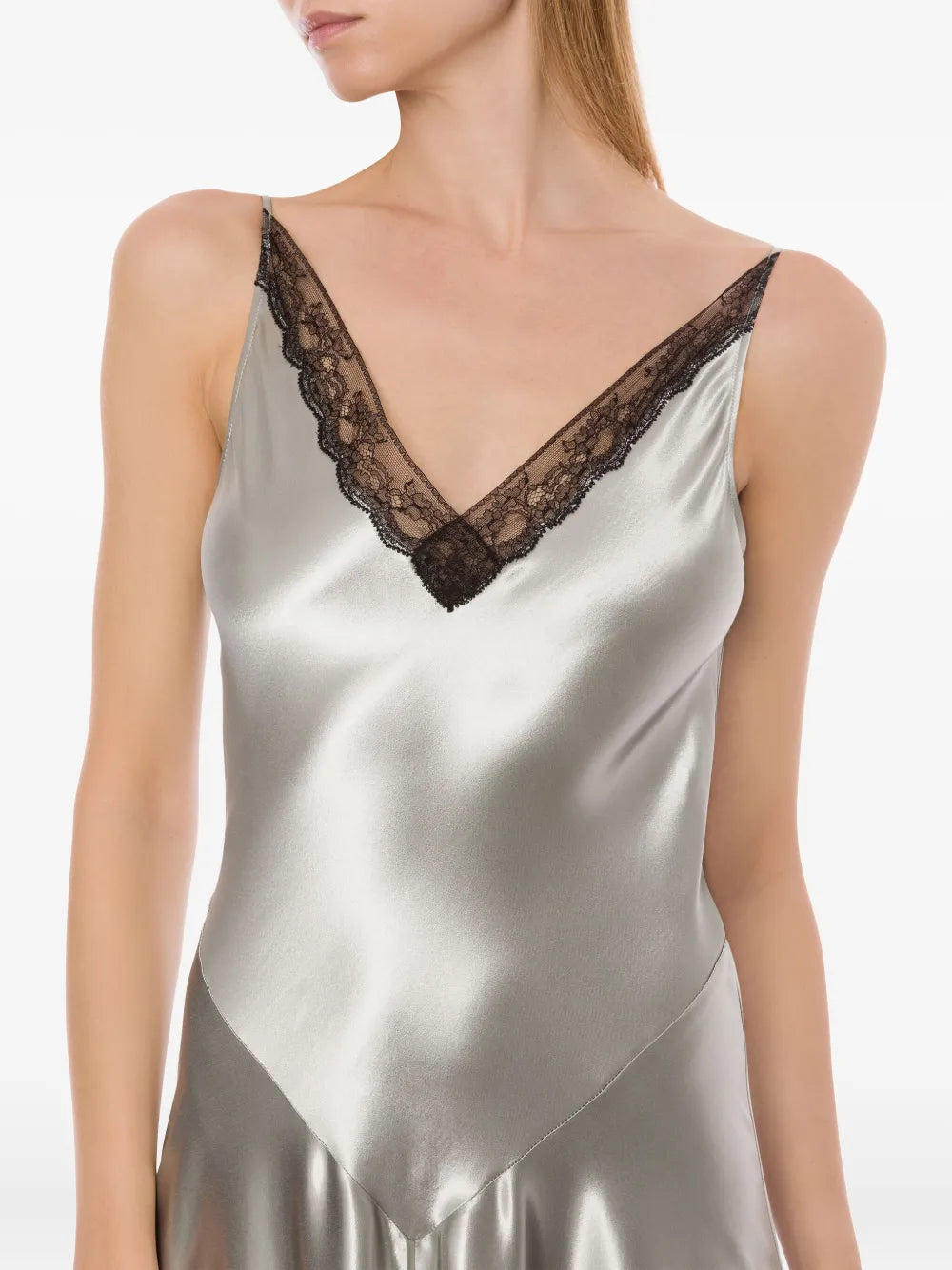 Flowing Silhouette Dress with Delicate Draping