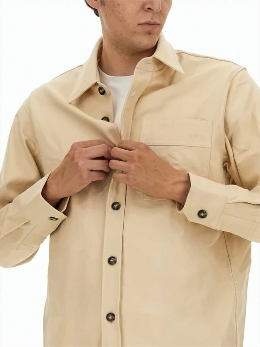 Boxy Fit Jacket with Classic Collar
