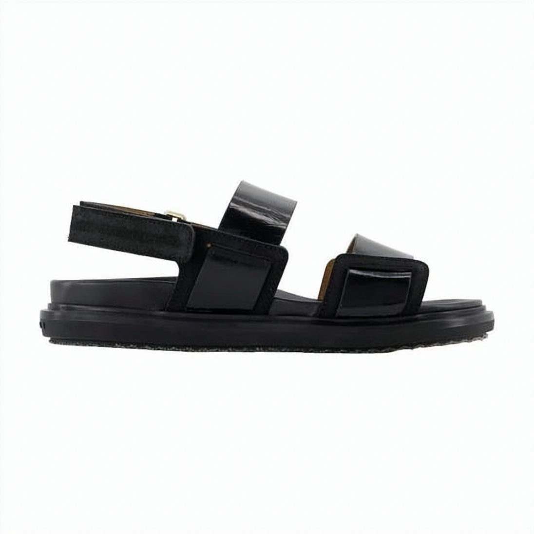 Smooth Leather Sandals with Adjustable Back Strap
