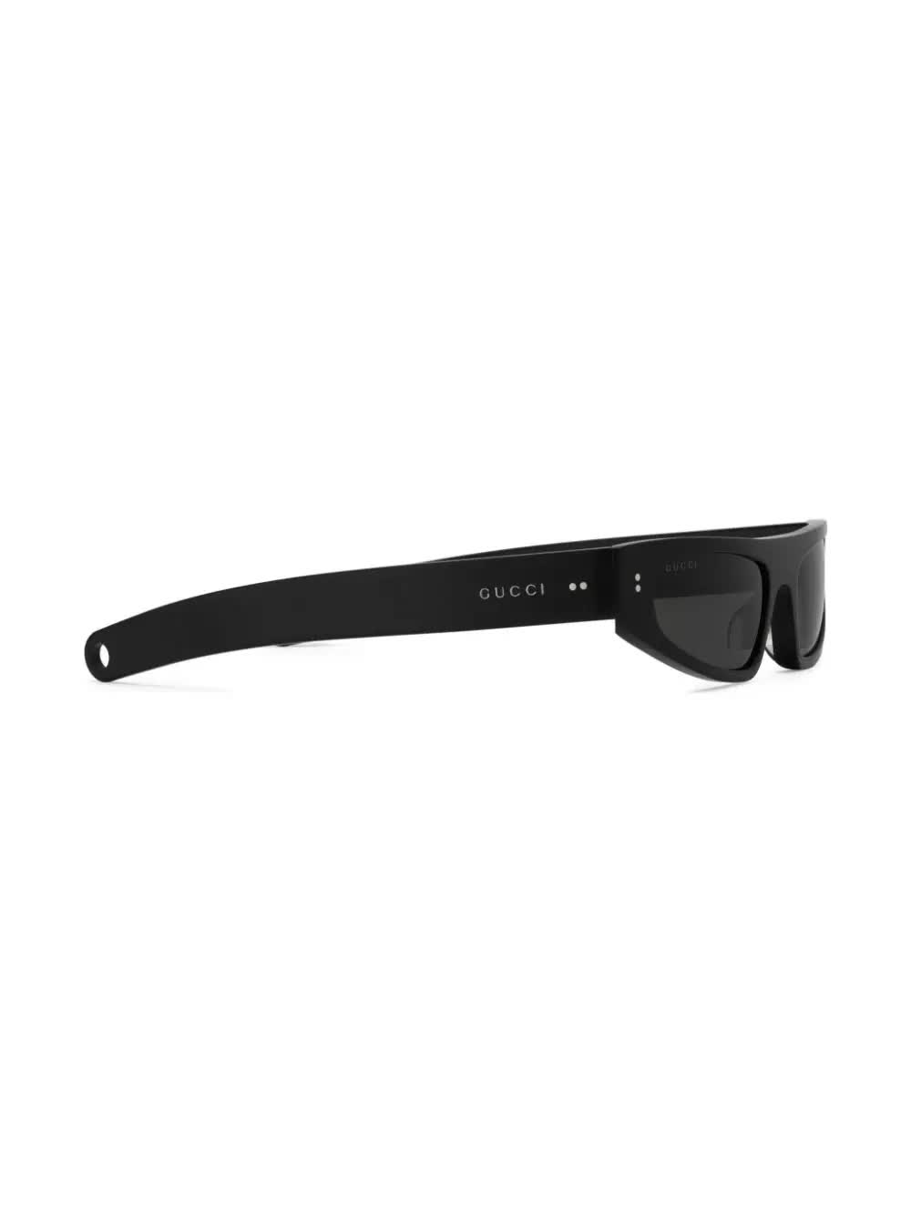 Black Cat Eye Slim Frame Sunglasses