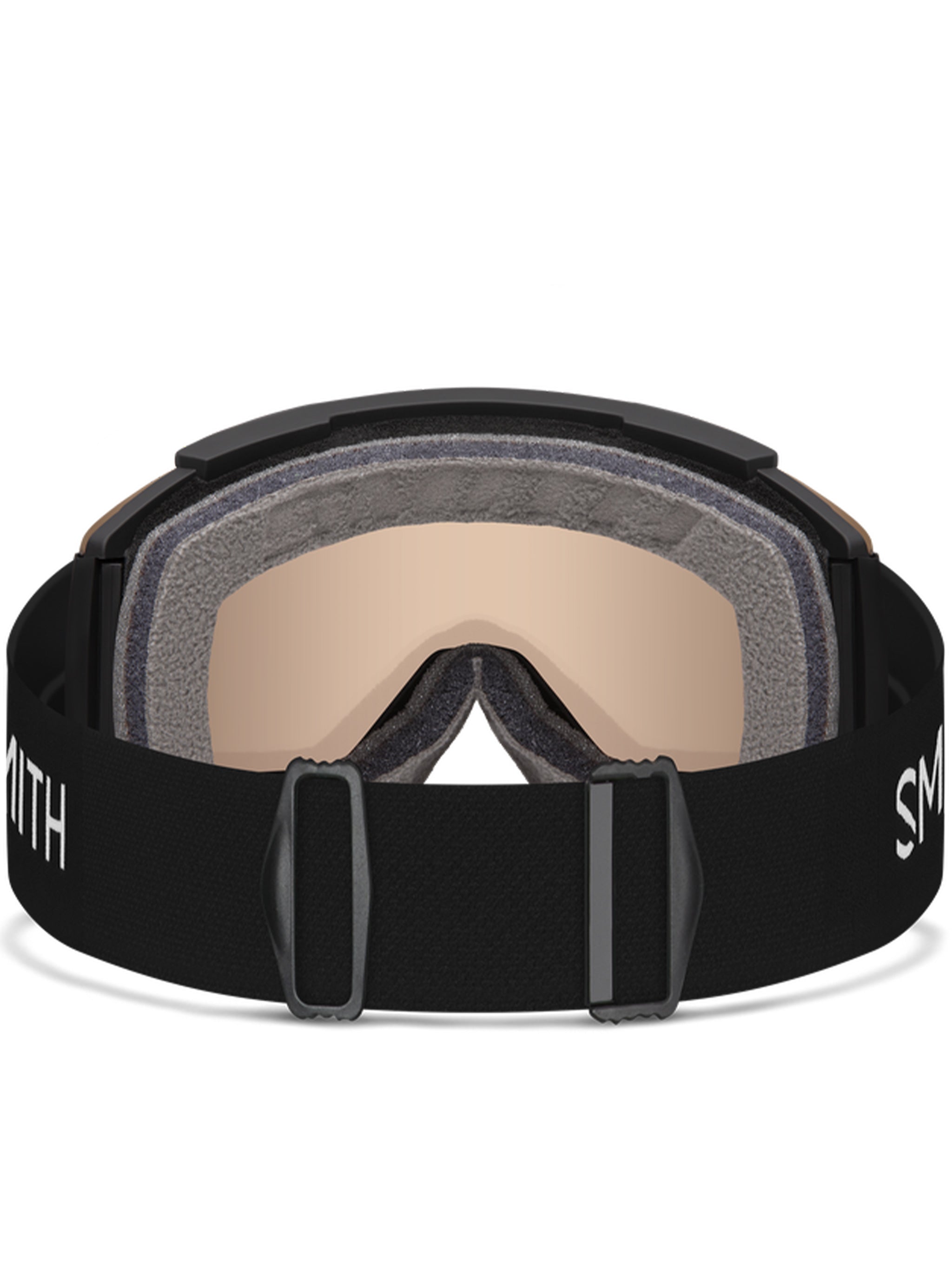 Wraparound Lens Sunglasses with Amber Tint and Branded Strap