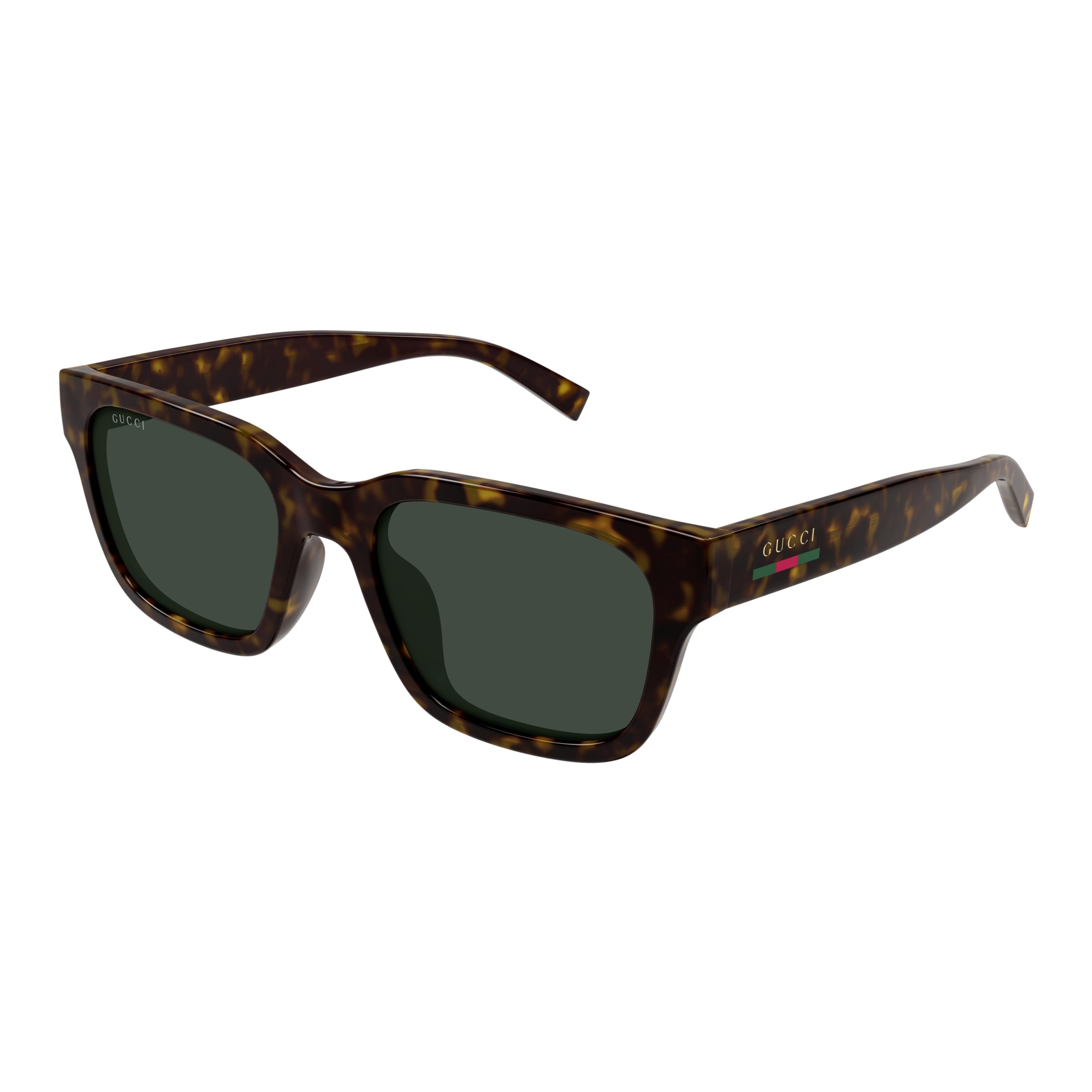 Gg1857s Bold Tortoiseshell Rectangular Sunglasses