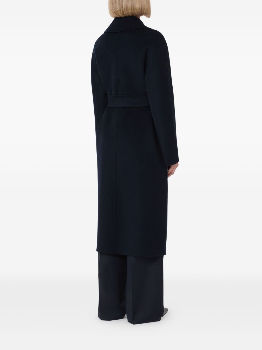 Midi Wrap Coat with Tailored Silhouette