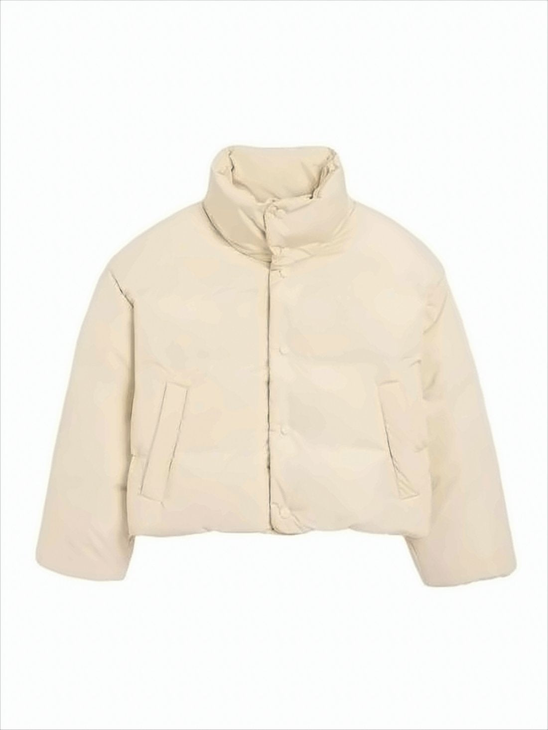 Cropped Oversized Puffer Jacket