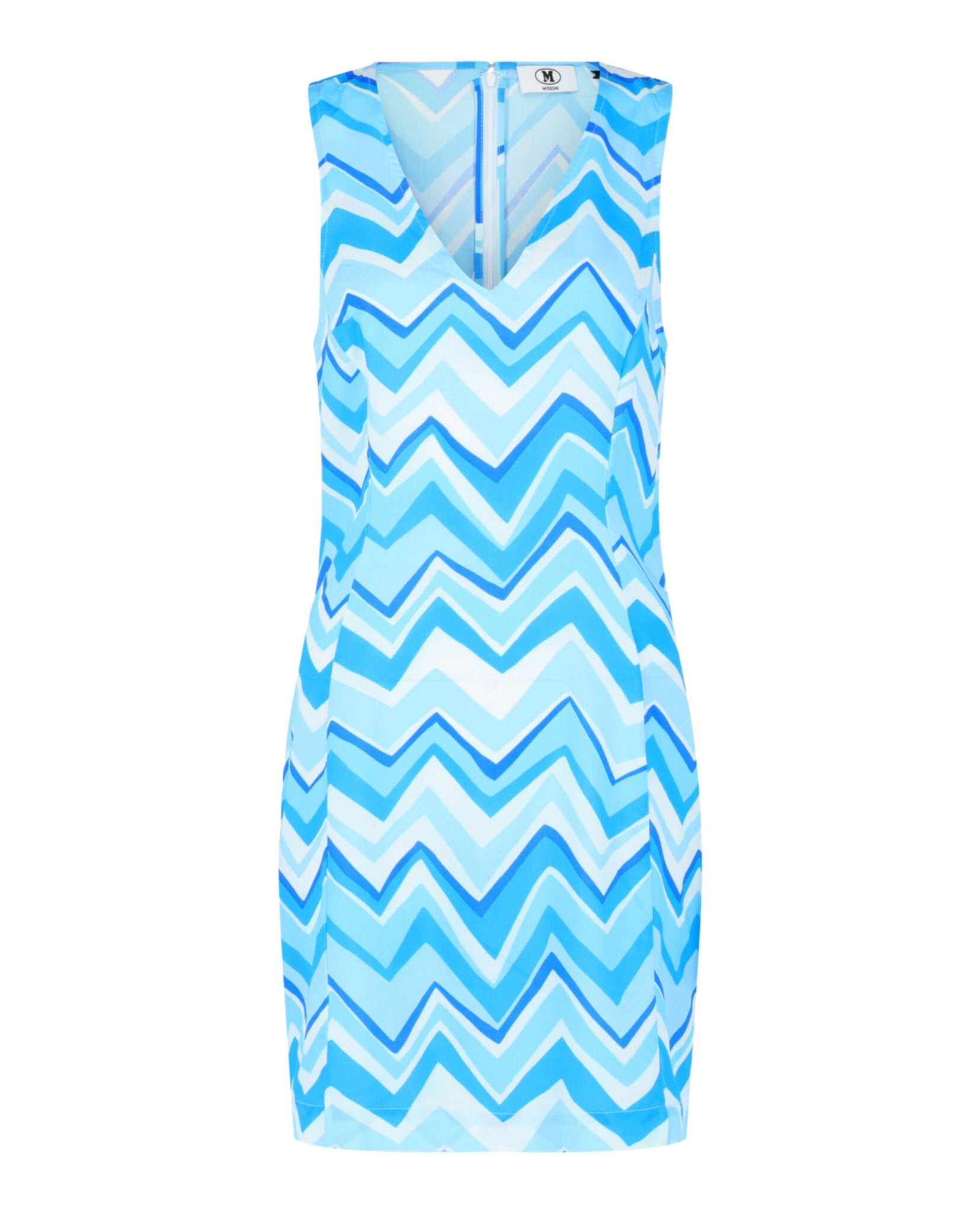Zigzag Print Mini Dress