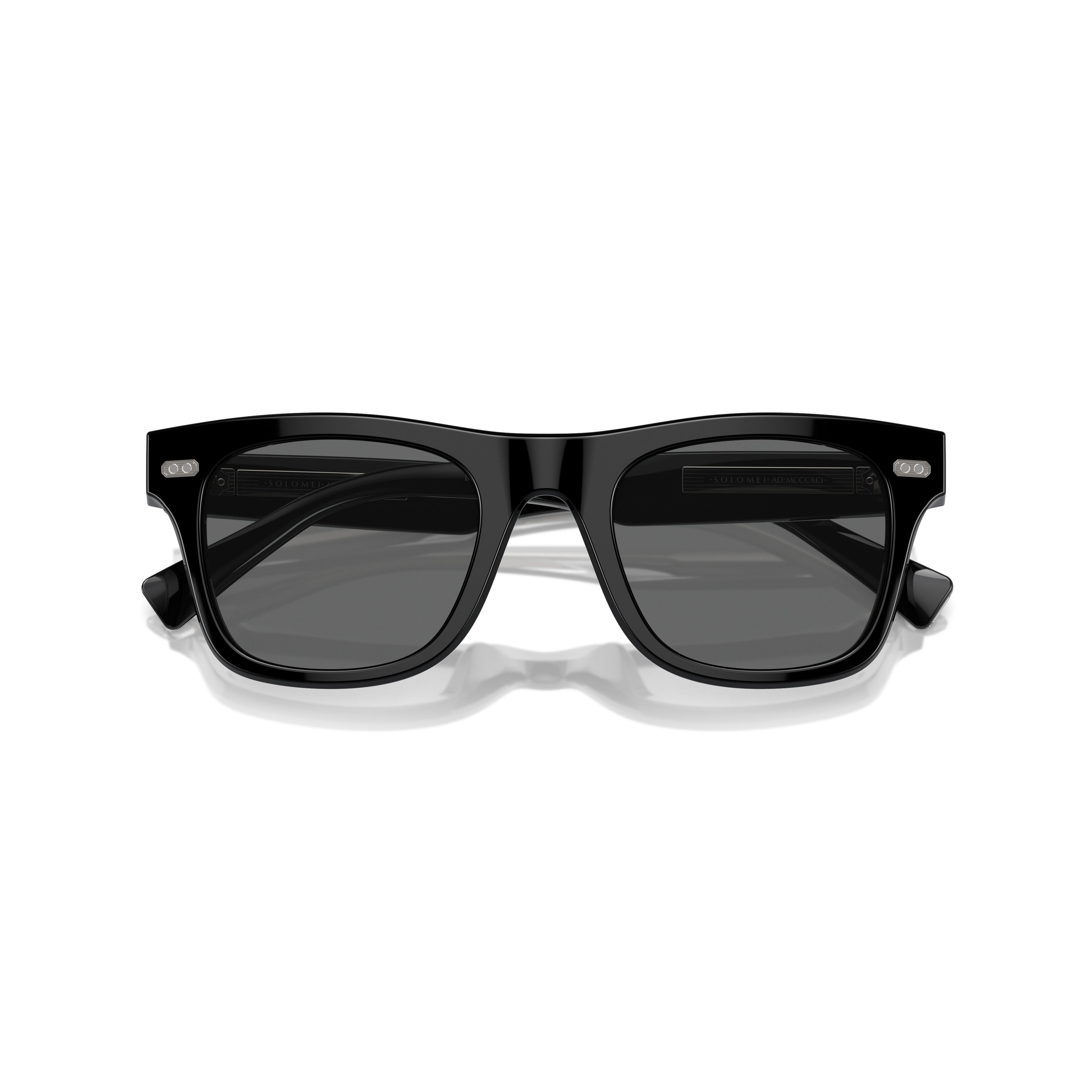 0bc4002s Rectangular Frame Sunglasses with Metallic Accent Detail