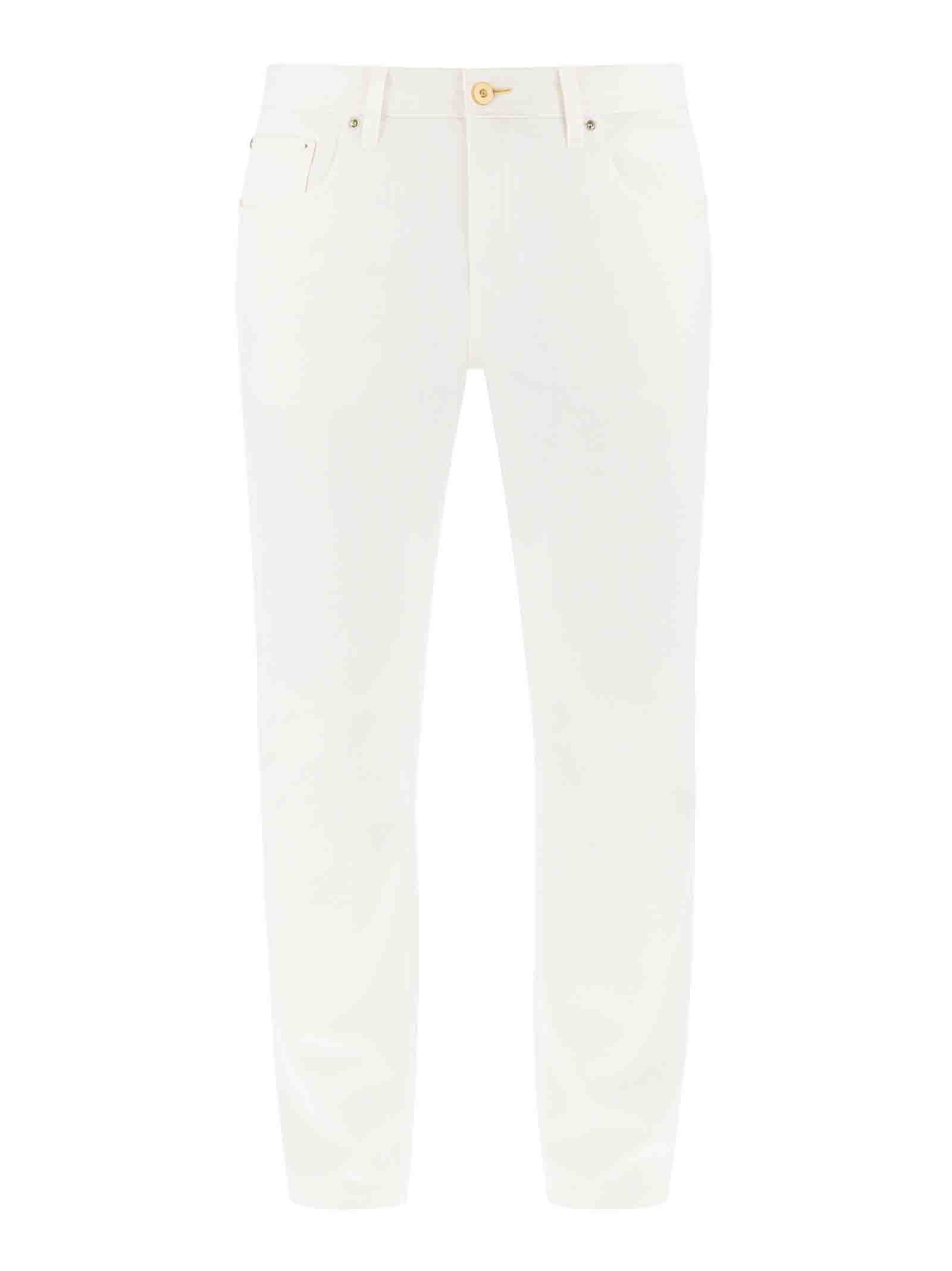 Five-Pocket Design Straight Fit Jeans