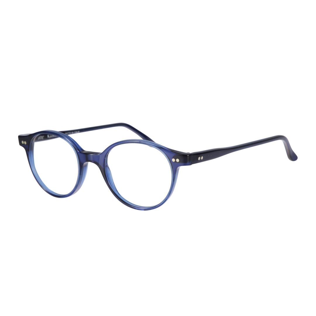 Panto Classic Round Frame Panto Sunglasses with Glossy Finish