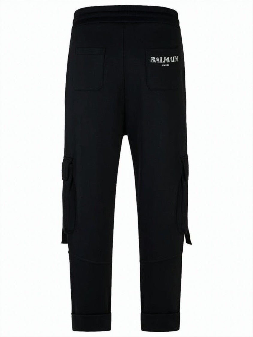 Relaxed Fit Cargo Pants with Elastic Waistband