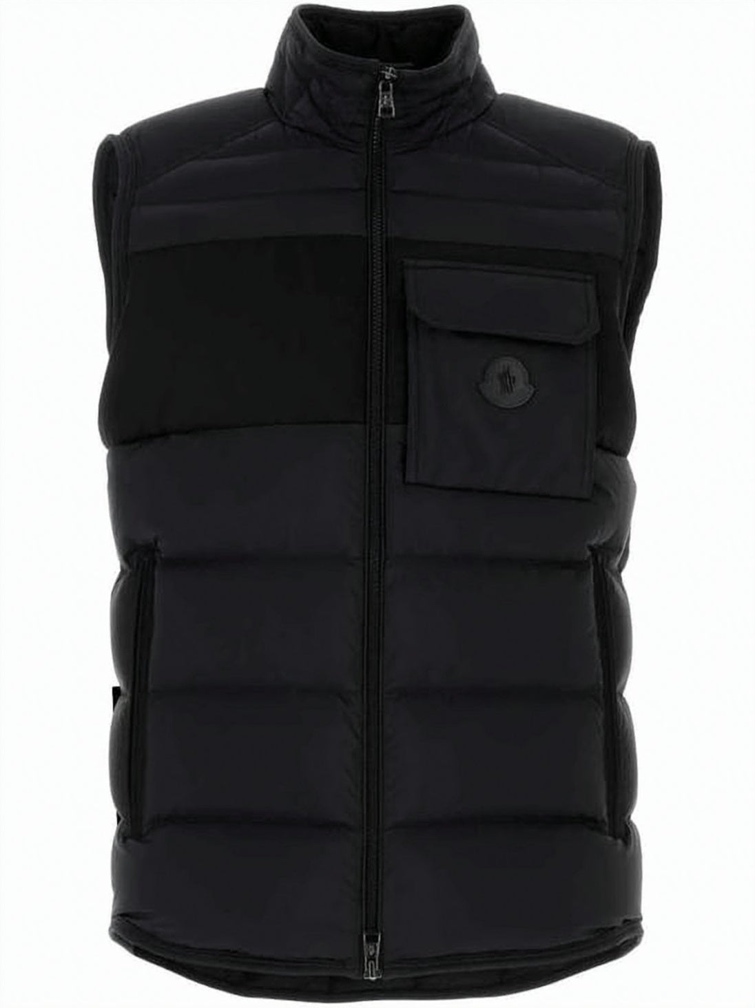 Quilted Black Padded Vest