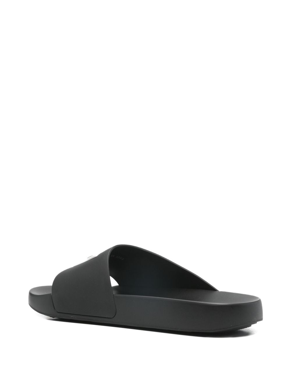 Black Flat Shoes with Contoured Footbed