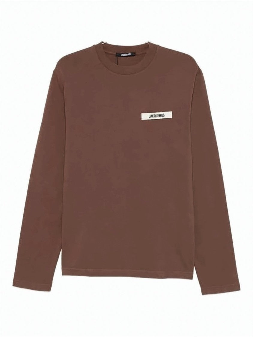 Minimalist Long-Sleeve Cotton T-Shirt