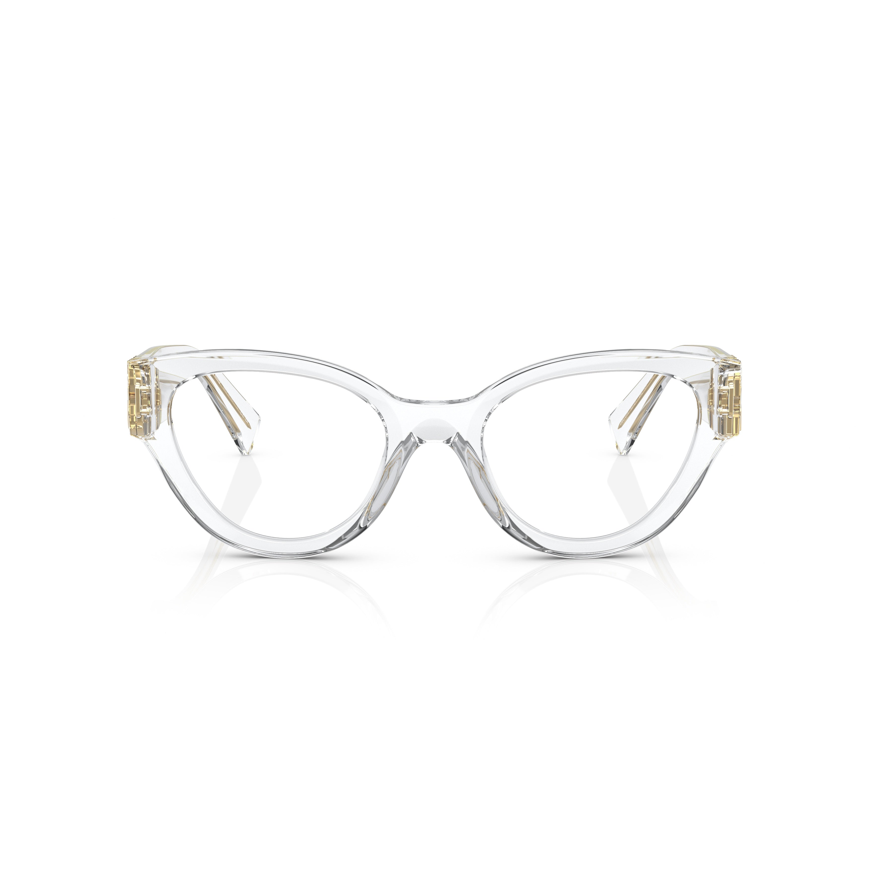 0mu 01vv Transparent Acetate Cat-Eye Eyeglasses