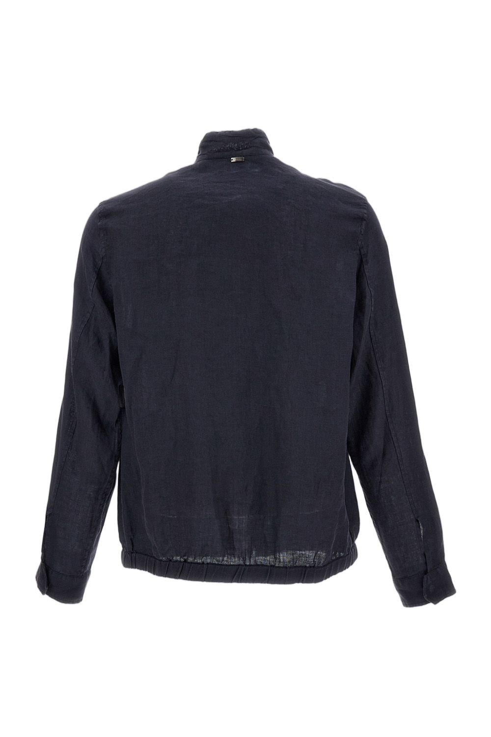 Blue 'Sahariana Crafted' Linen Jacket
