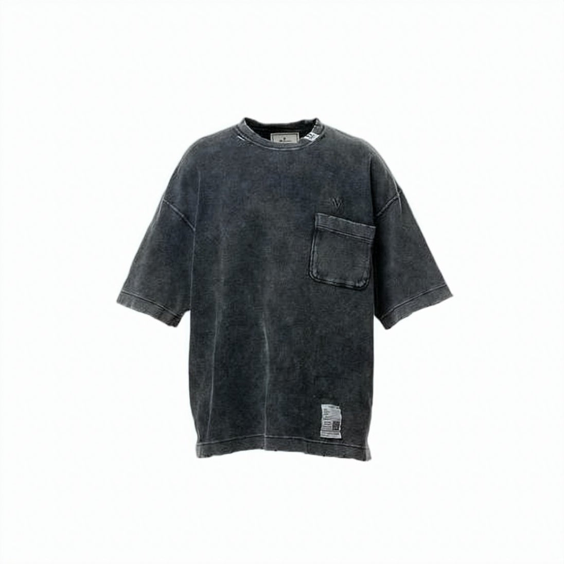 Washed Black Short-Sleeve T-Shirt