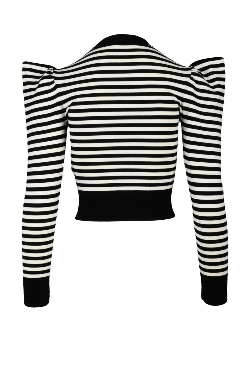 Volpino Short Jumper - Black/White