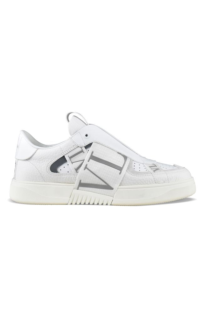White Leather Vl7N Sneakers