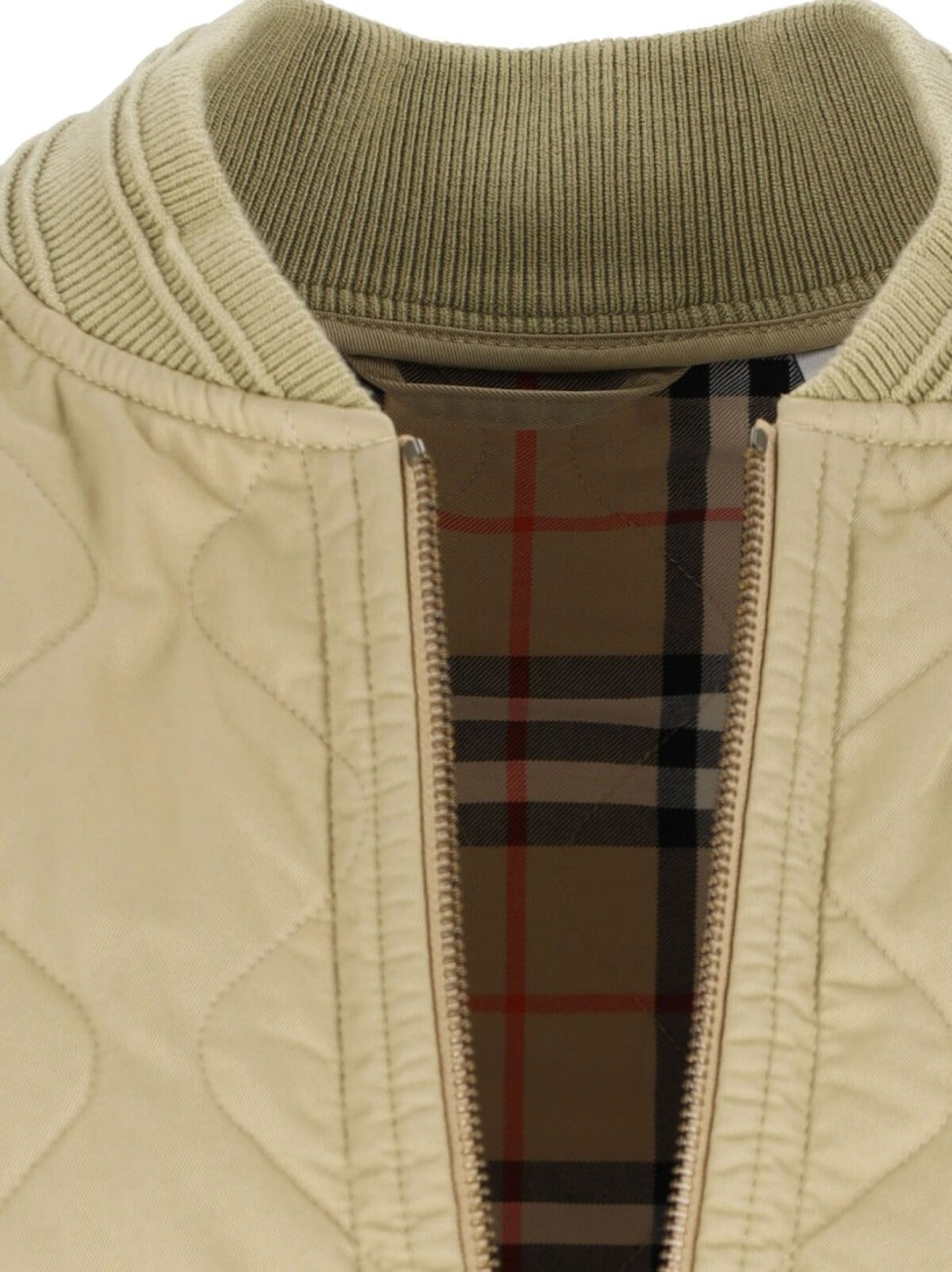 Quilted Vest – Beige