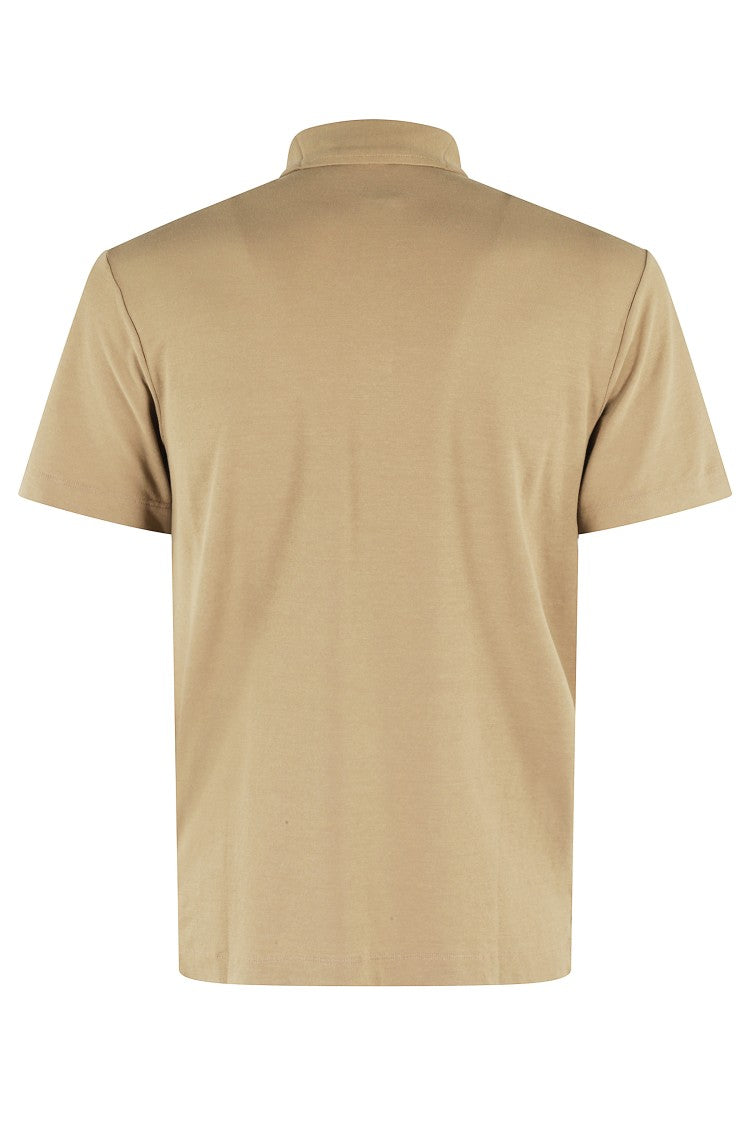 Brown Ice Cotton Polo Shirt