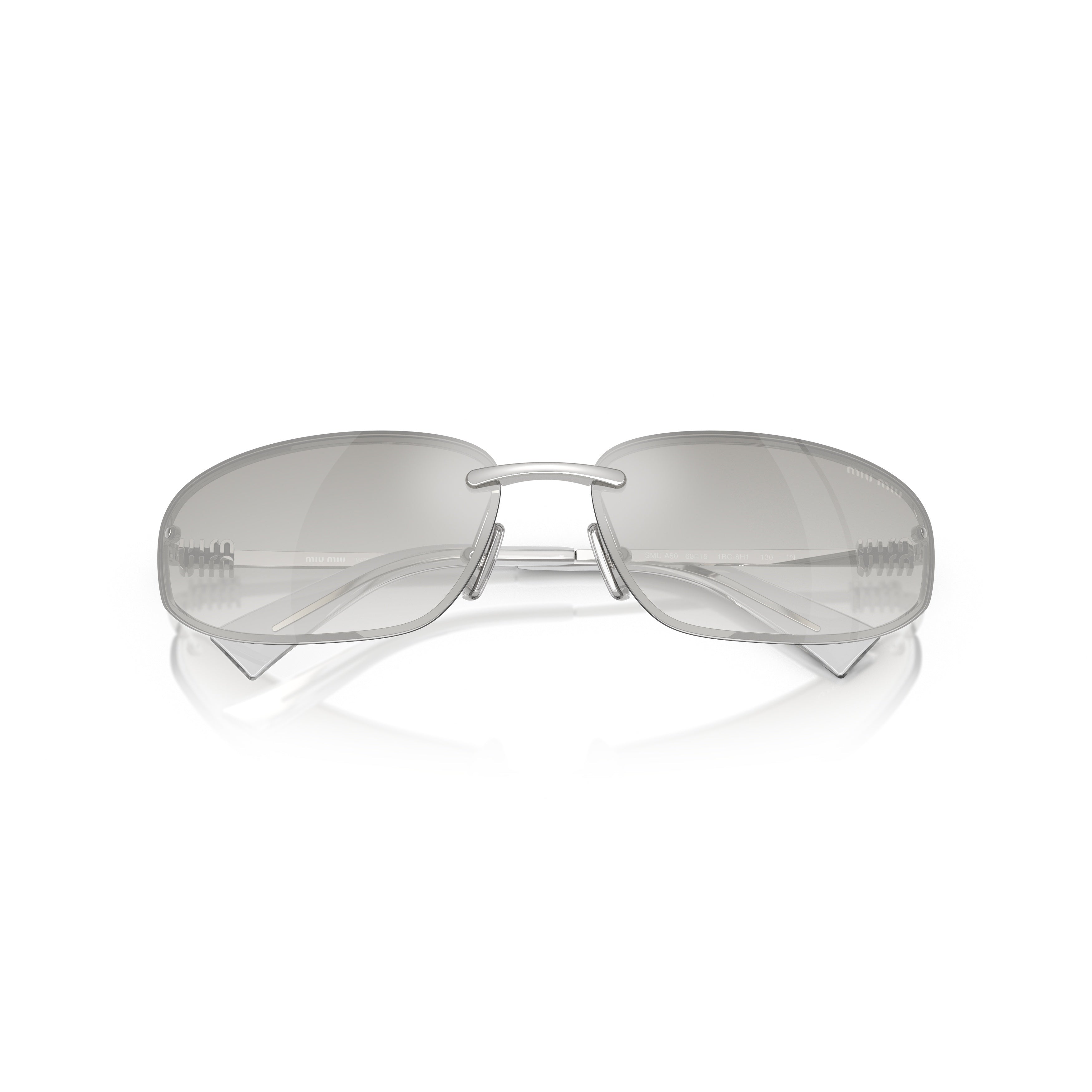 Minimalist Metal Frame Sunglasses With Gradient Lenses