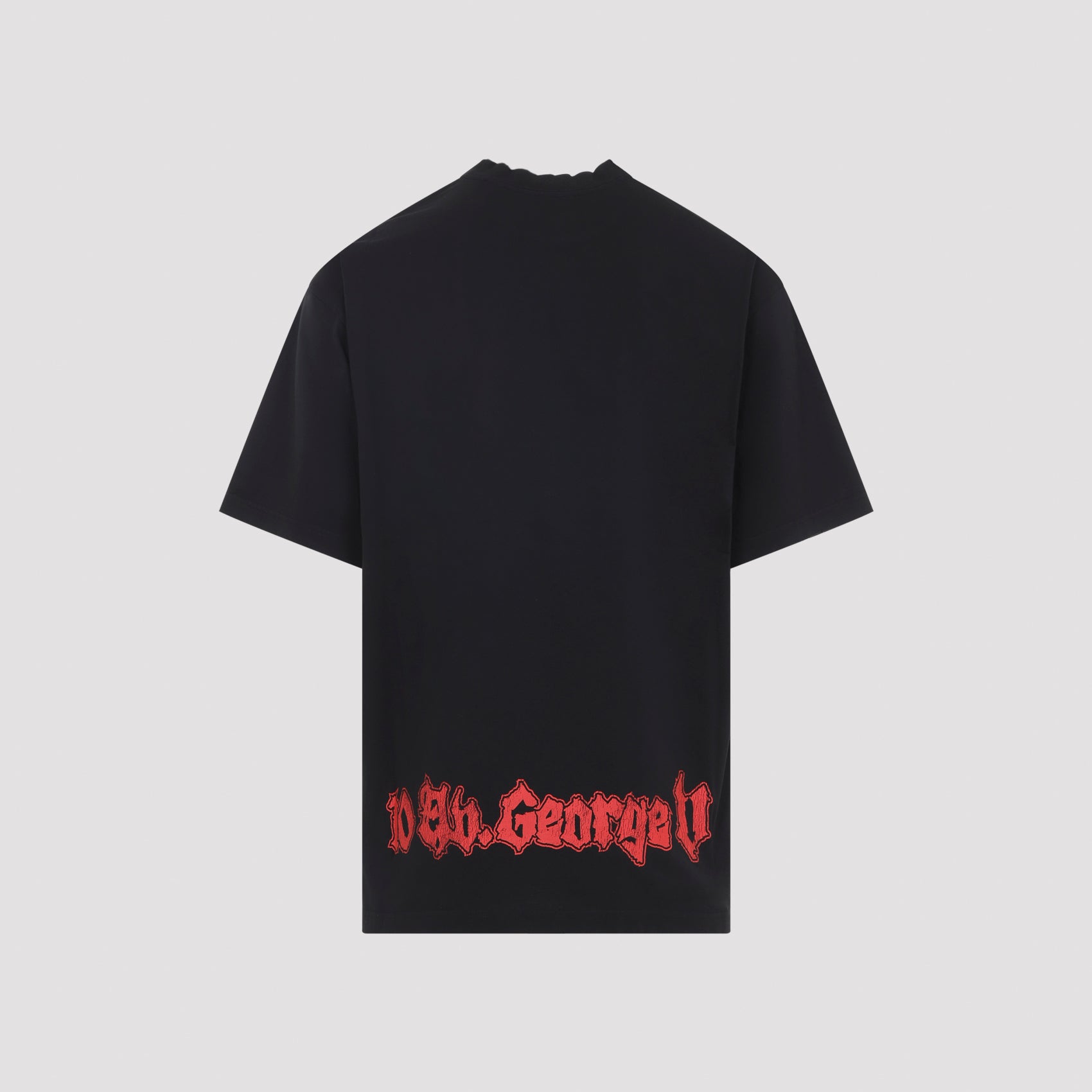 Graphic Print Cotton T-Shirt with Bold Artistic Design