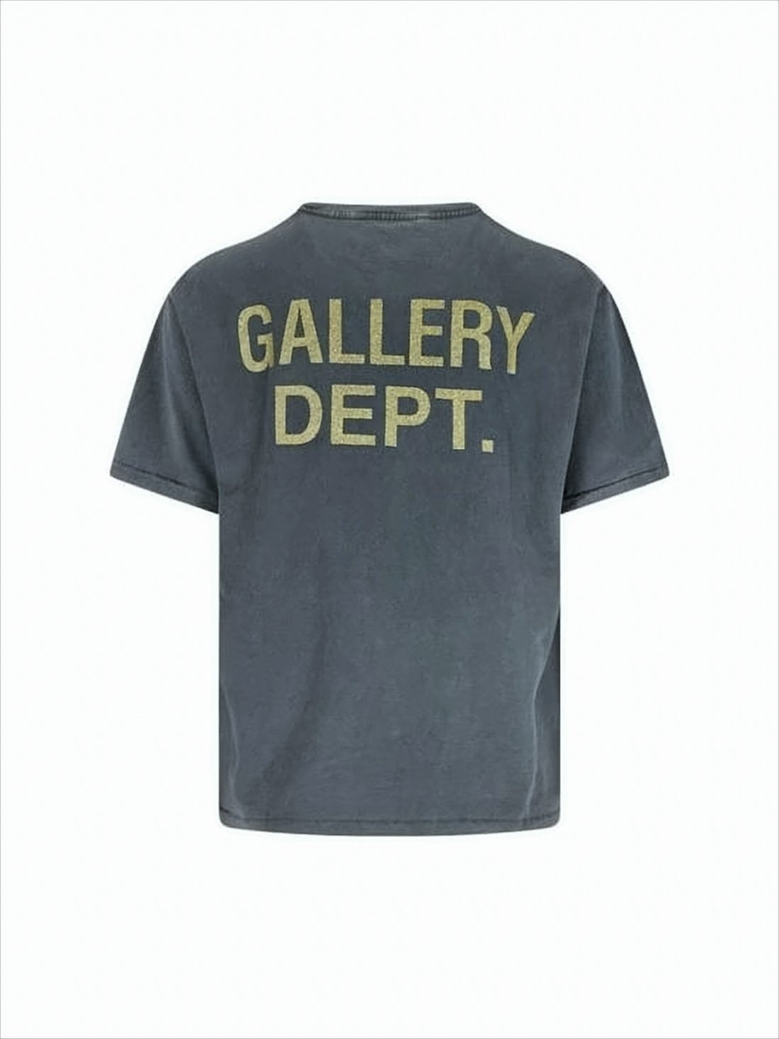 Washed Grey Graphic Print Short-Sleeve T-Shirt