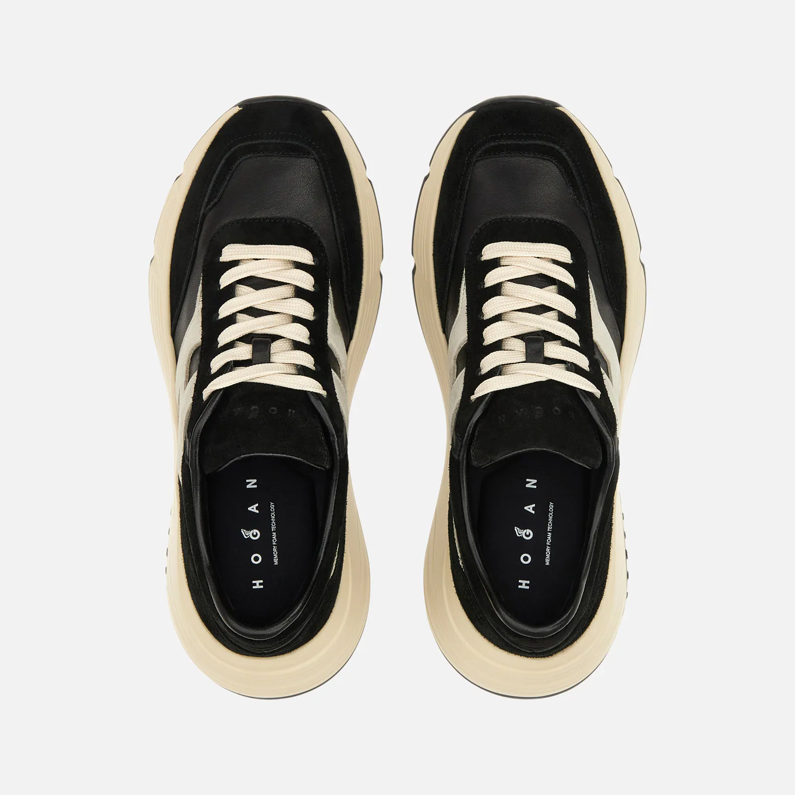 H669 H Sneakers With Sophisticated Black Upper