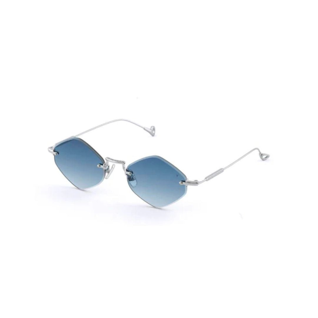 Empire C.1-26 Geometric Lens Sunglasses with Silver Metal Frame