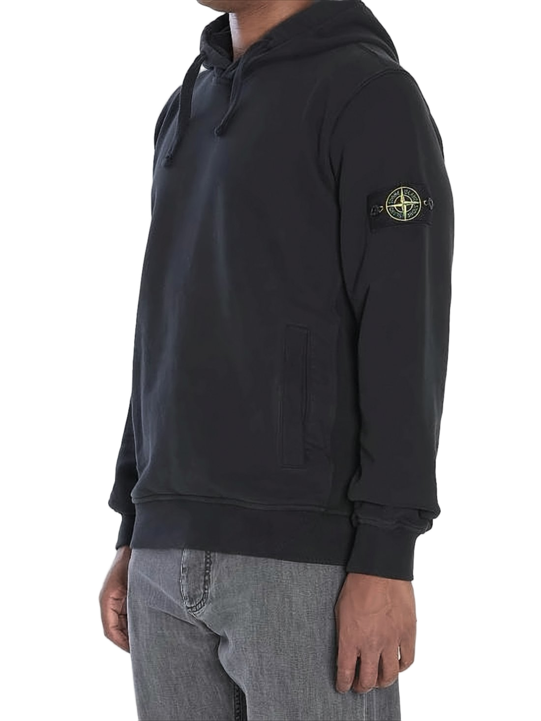 Relaxed Fit Black Hoodie with Subtle Logo