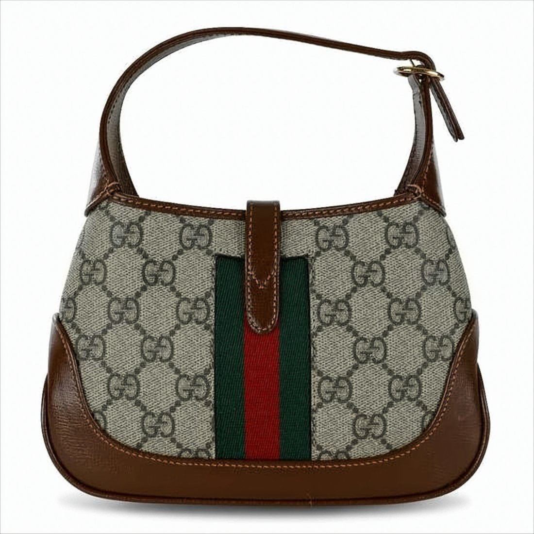 Canvas Mini Shoulder Bag with Signature Monogram