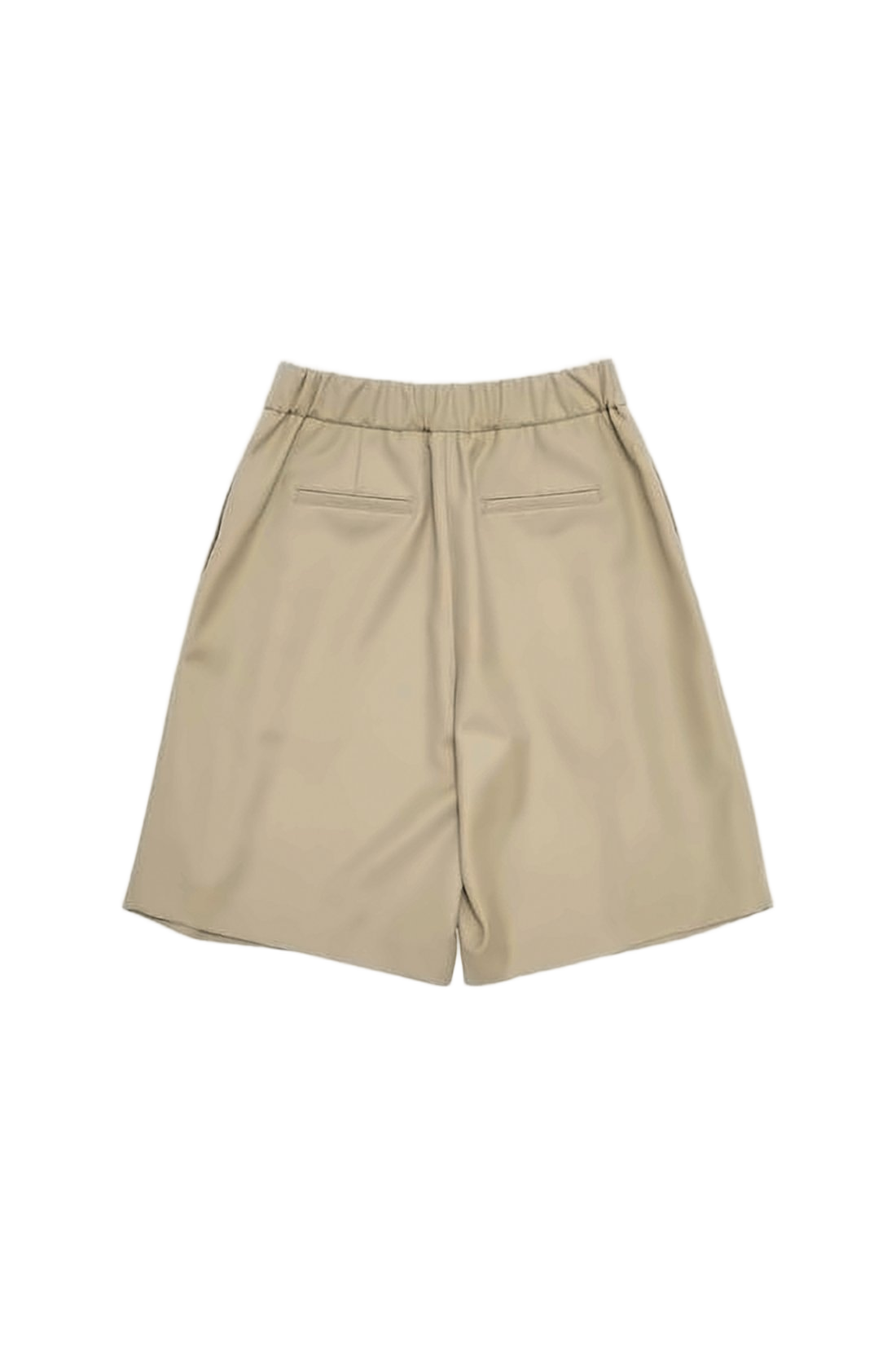 Tailored Neutrals Shorts with Elastic Waistband