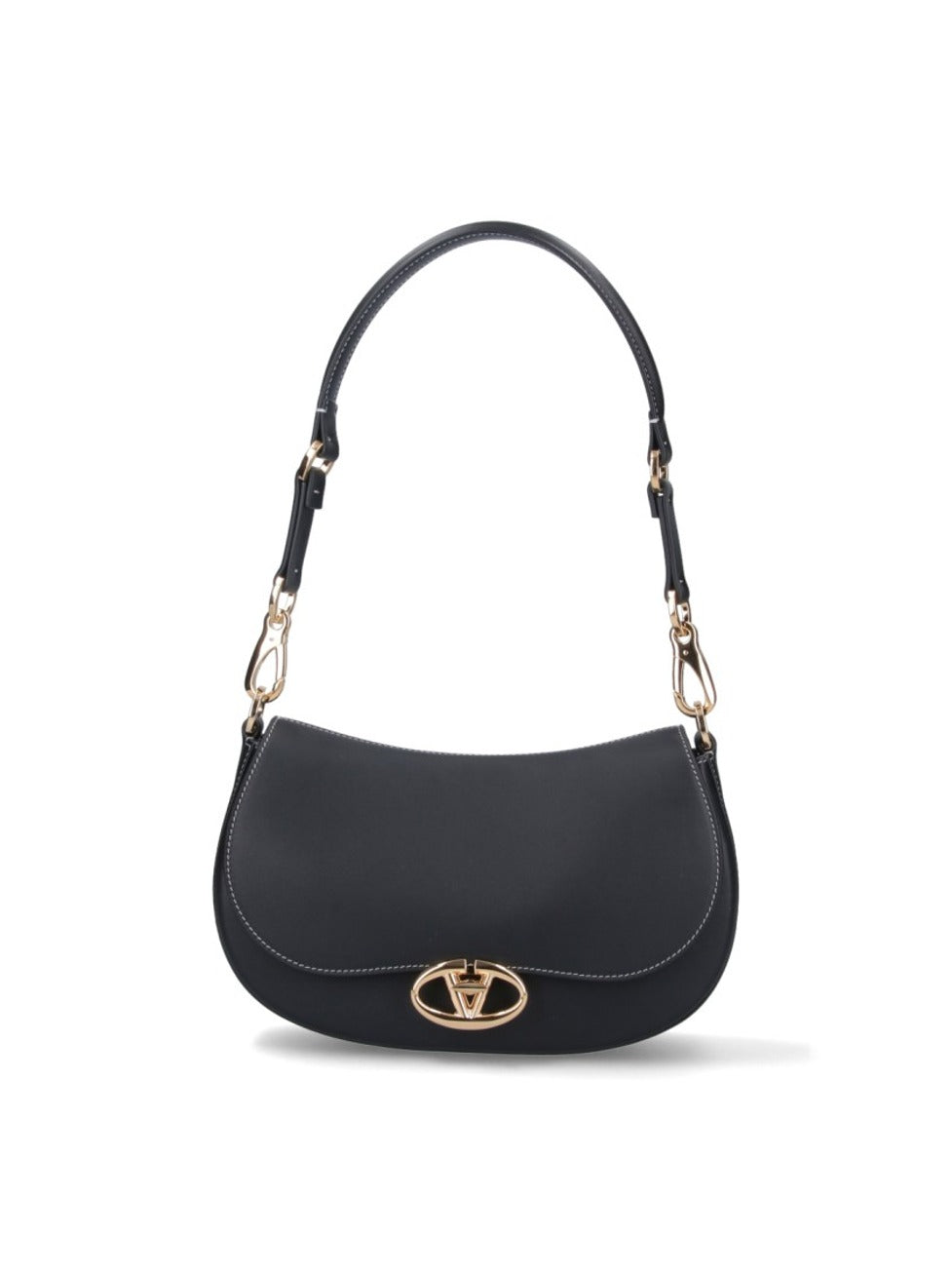 Small 'Ohval' Shoulder Bag – Black