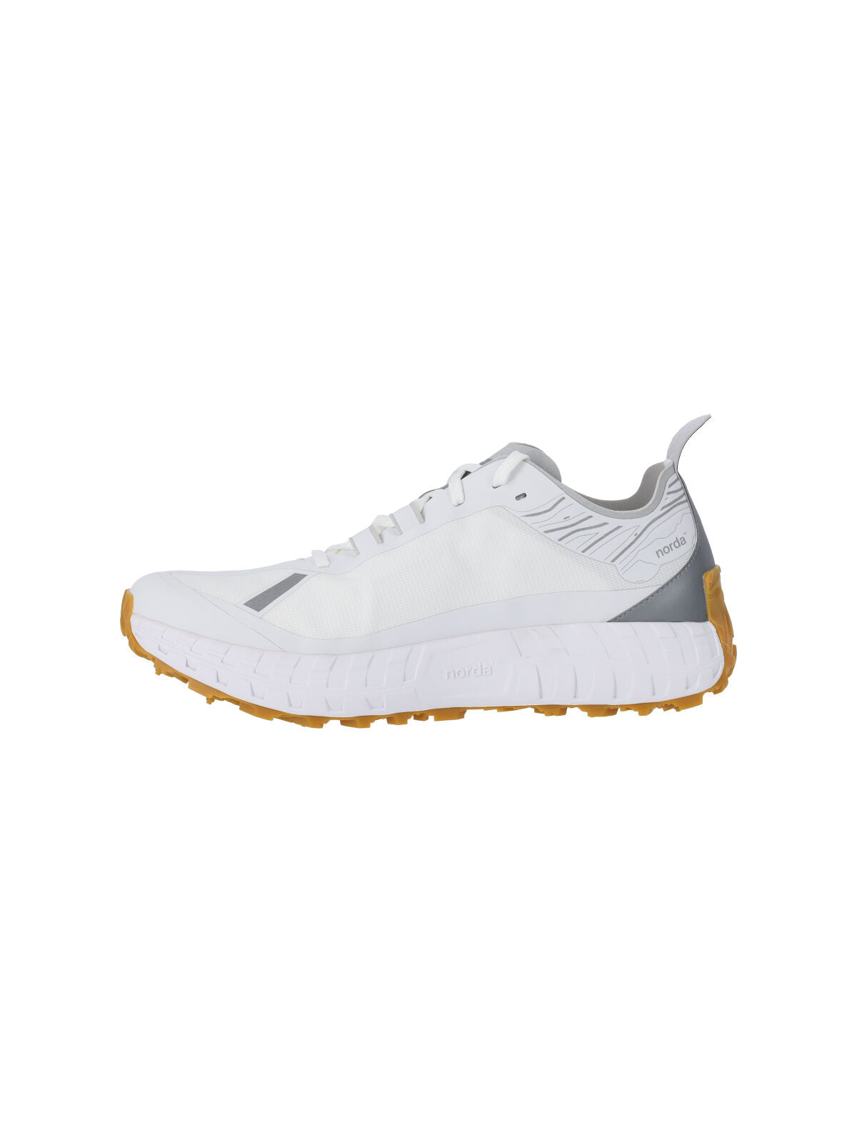 Streamlined White Sneakers With Subtle Grey Accents