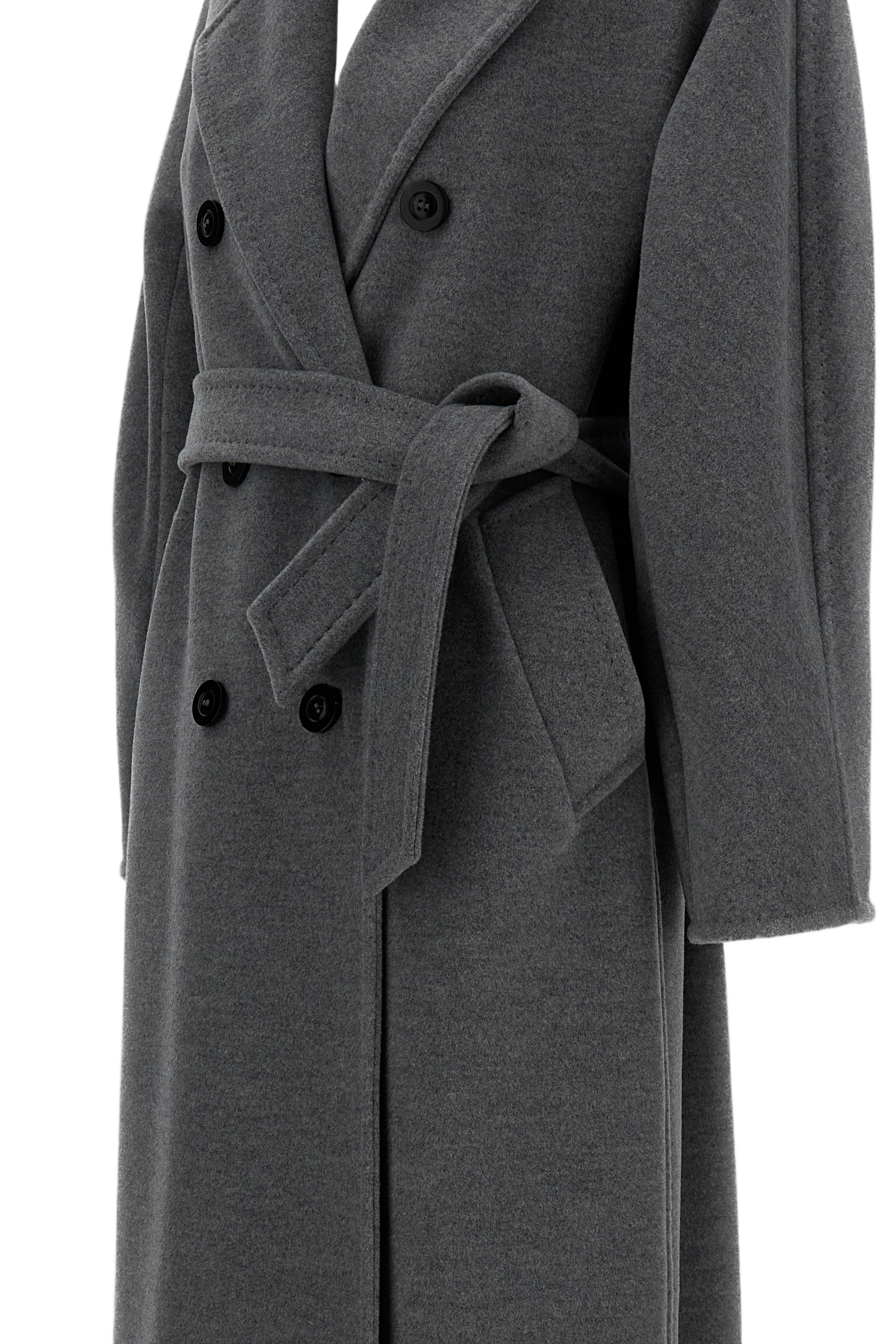 Grey Madame Wool and Cashmere Coat