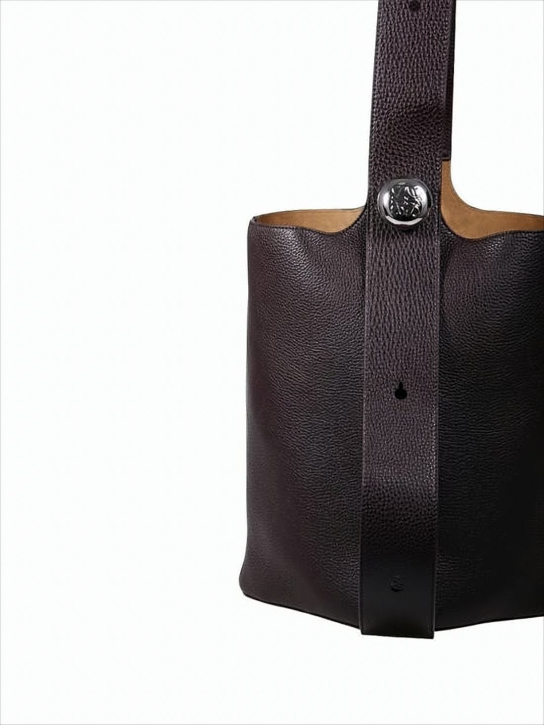 Textured Calf Leather Tote Bag