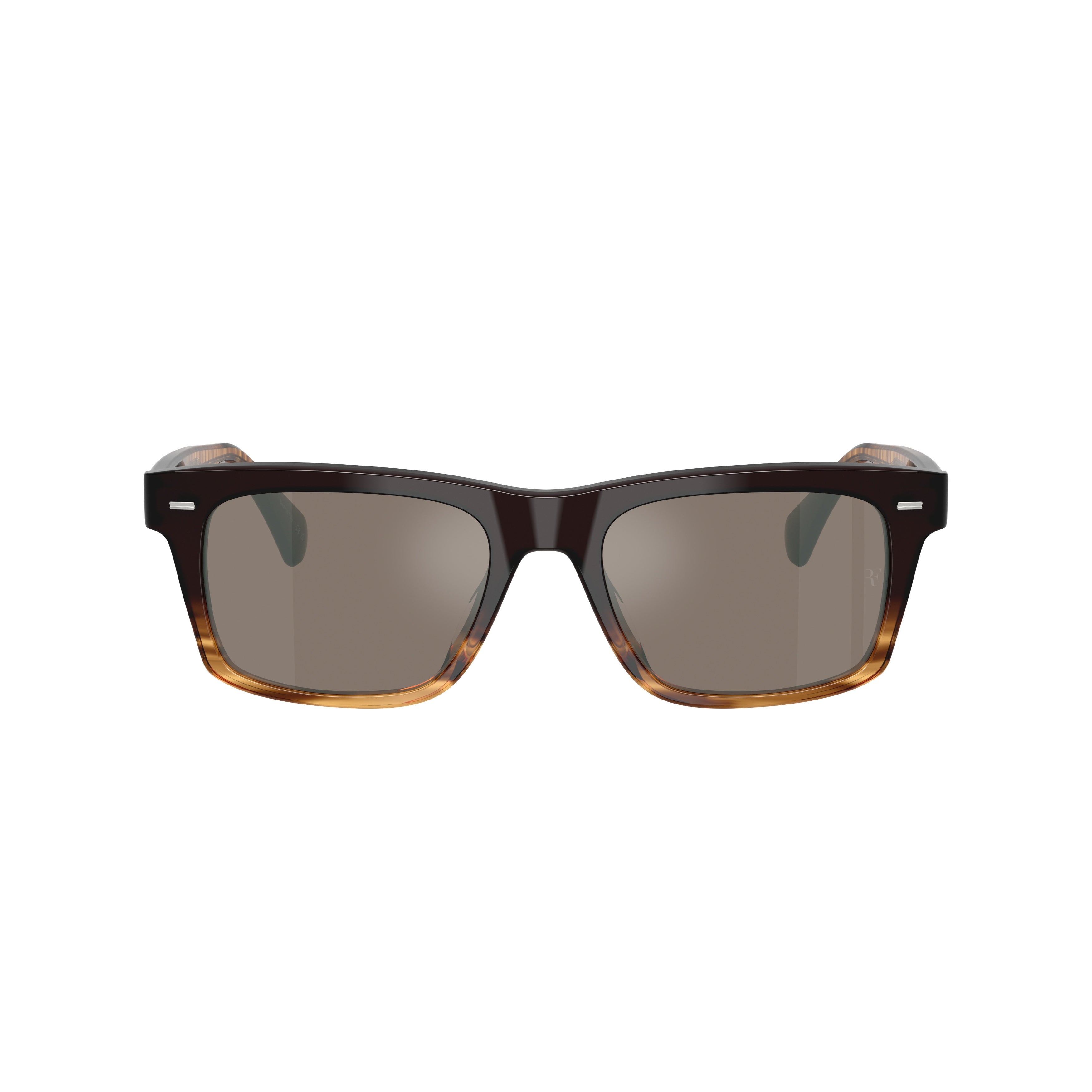 0ov5596su Gradient Tortoiseshell Rectangular Sunglasses