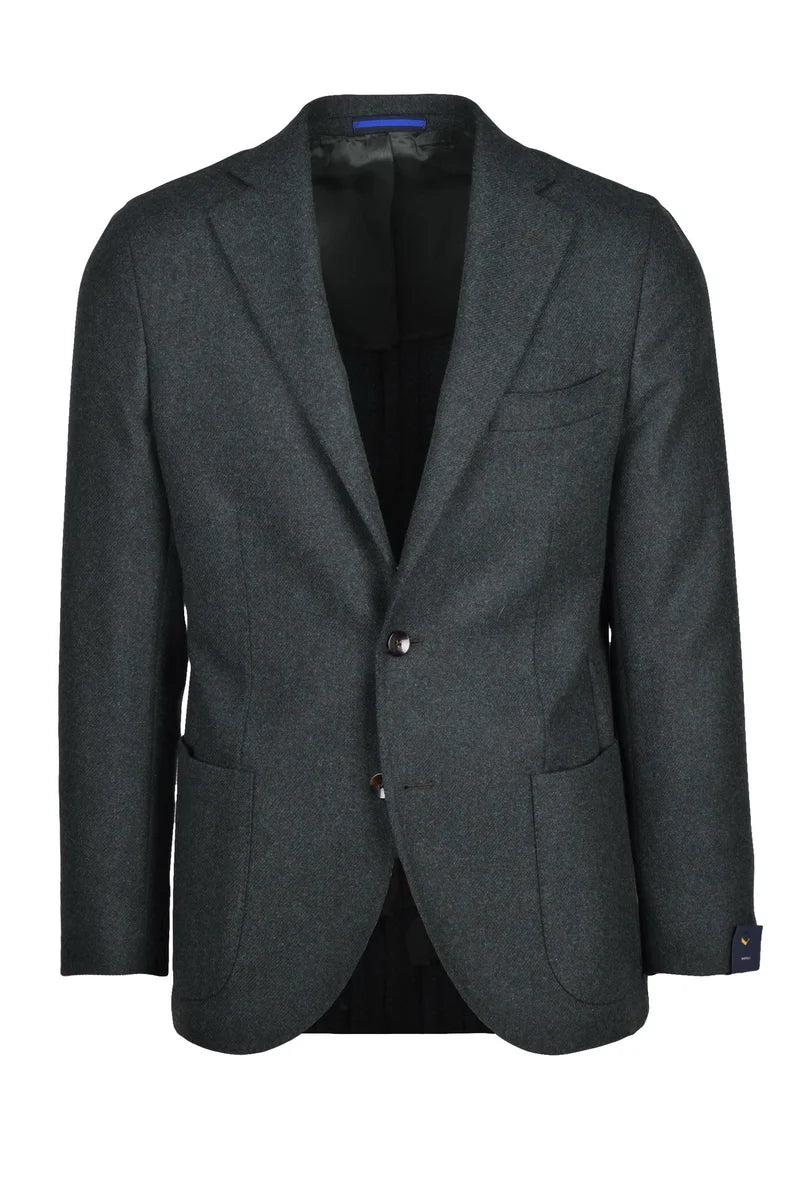 Virgin Wool Blazer - Green