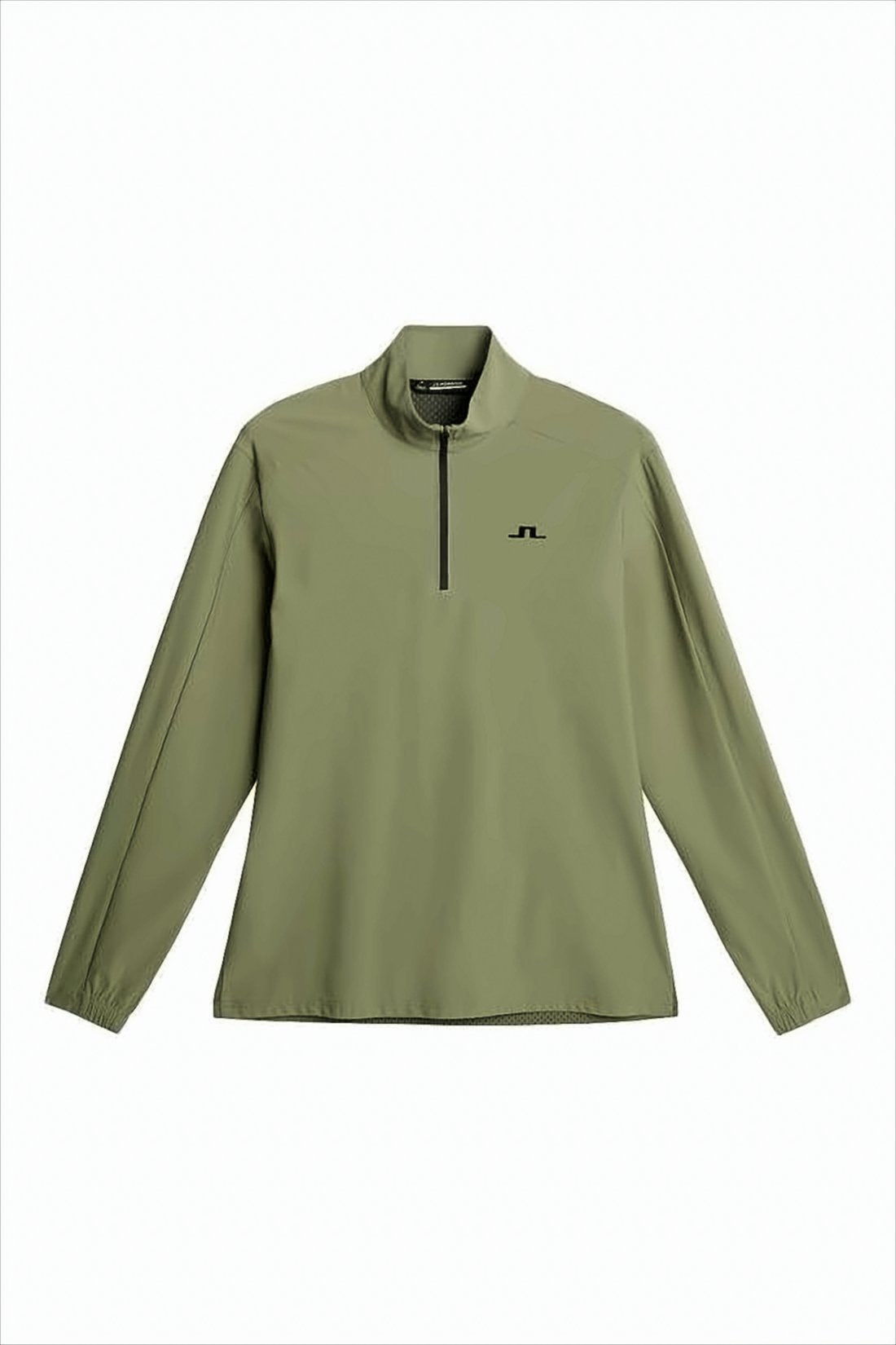 Long-Sleeve Pullover Top with Half-Zip