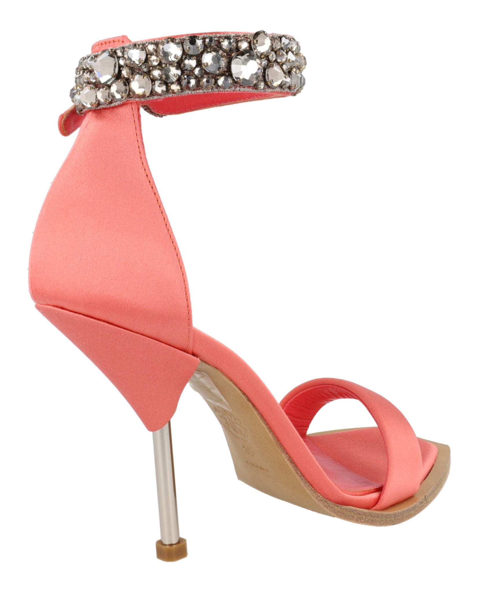Crystal-Cuff Stiletto Heels