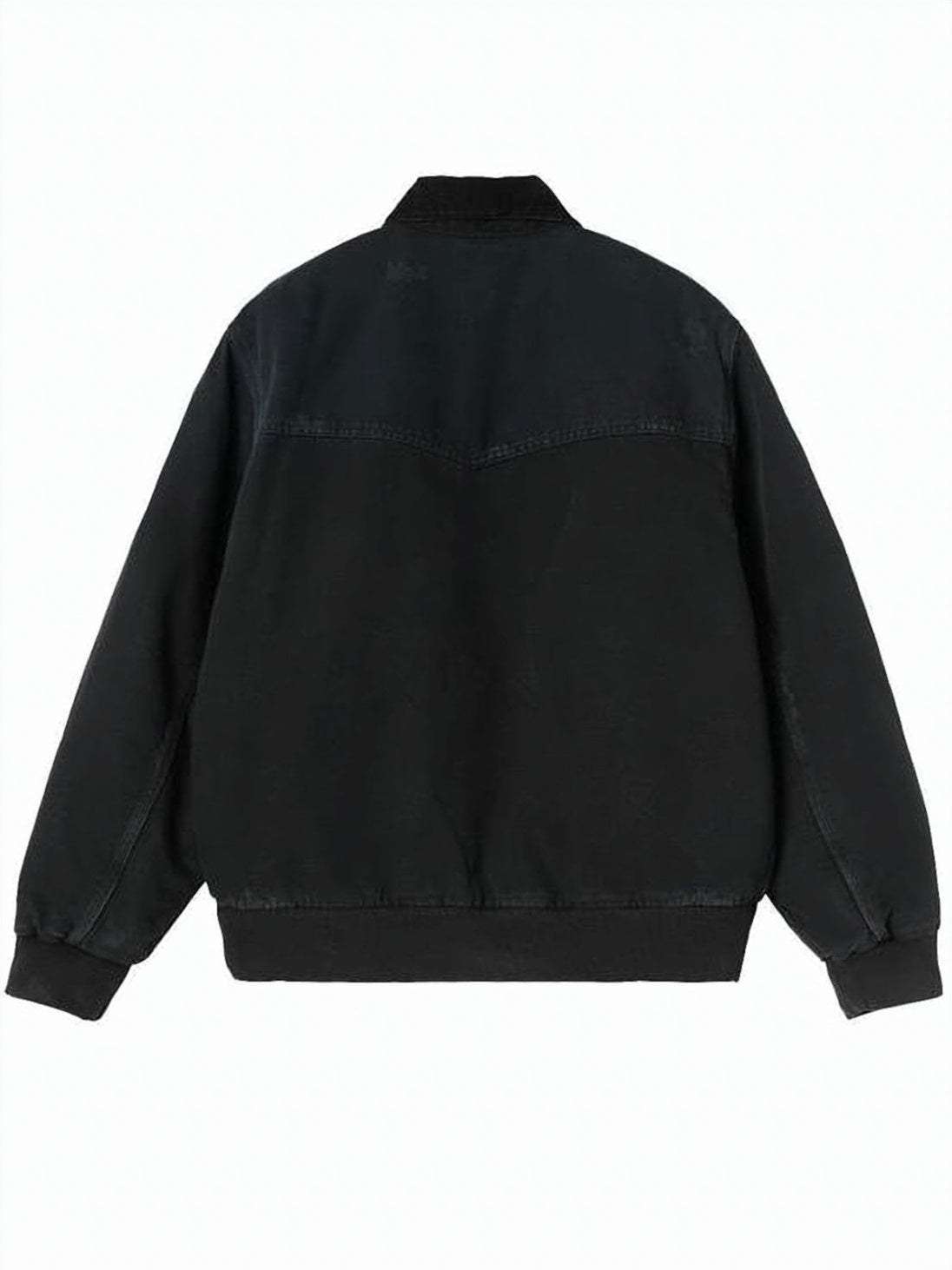 Boxy Silhouette Black Utility Jacket