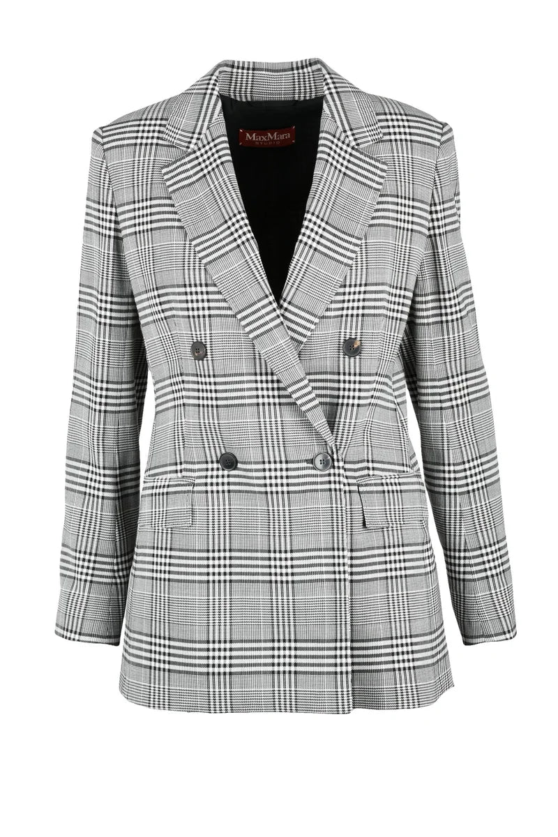Staffa Double-Breasted Jacket - Grey/Black