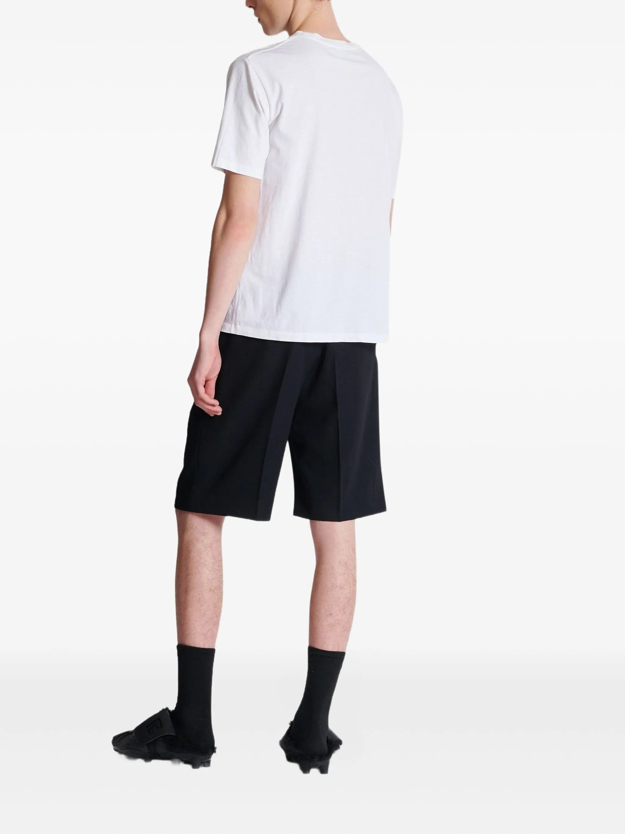 White Loose Ss Bold Logo T-Shirt