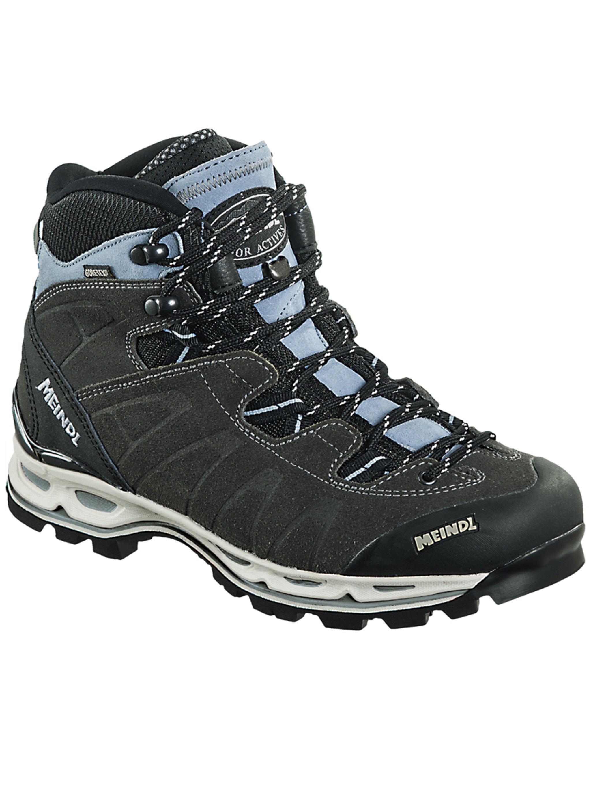 Mid-Height Hiking Shoe with Rugged Sole and Ankle Support