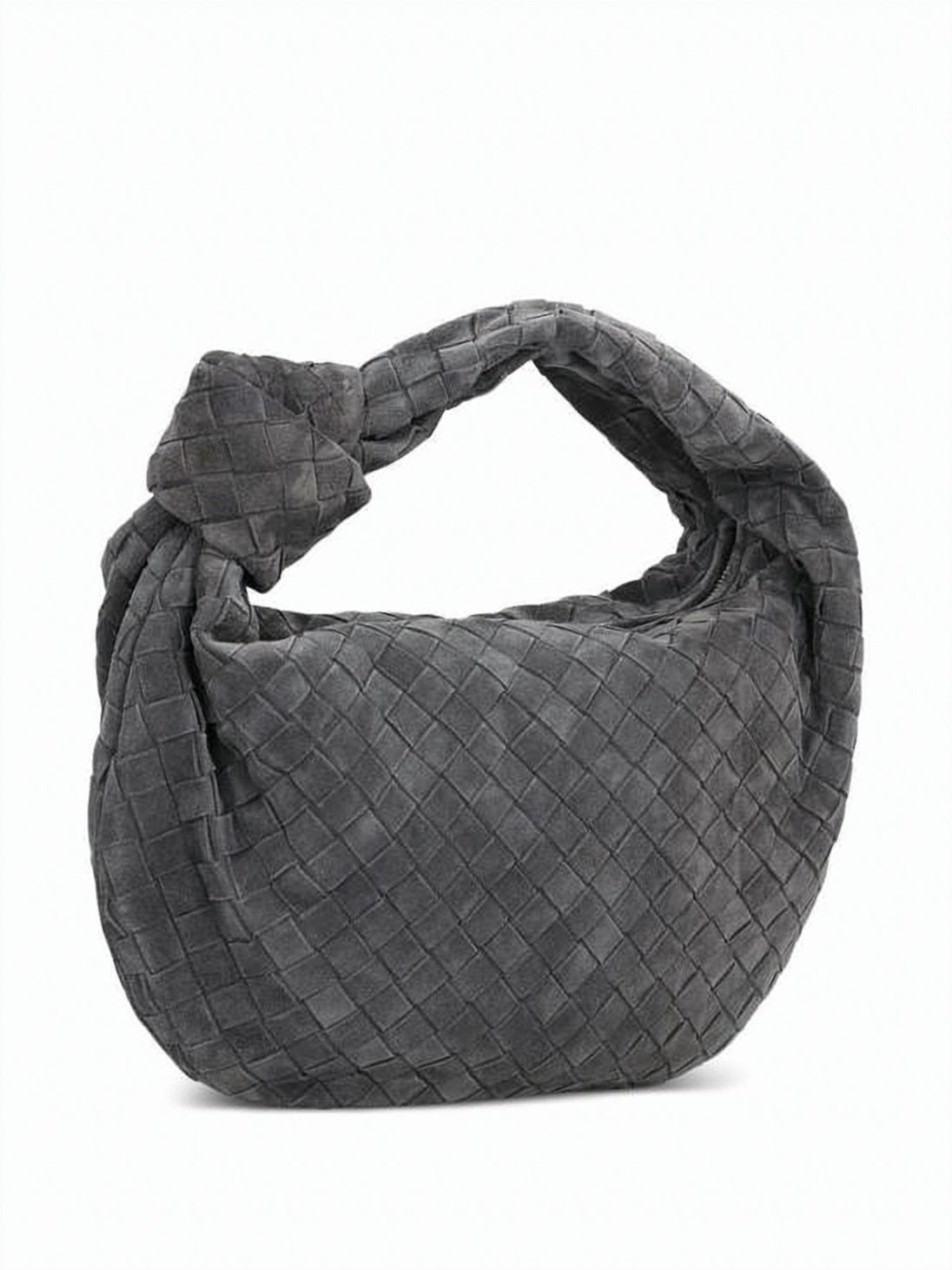 Woven Suede Tote Bag