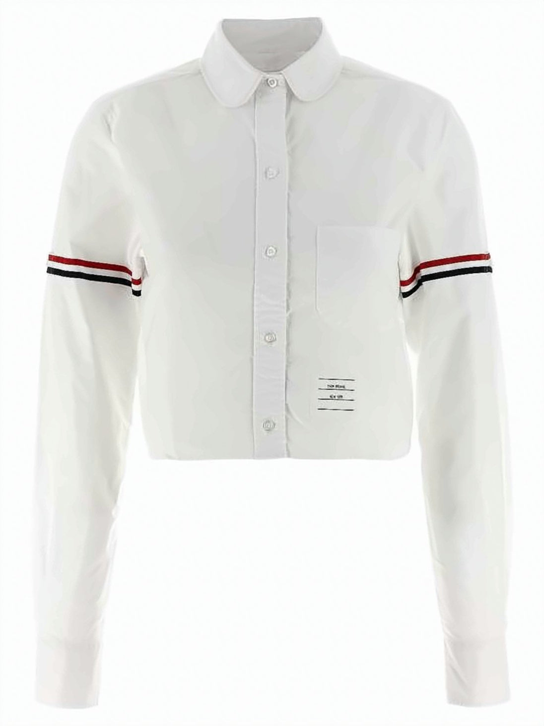 Cropped Button-Down Shirt