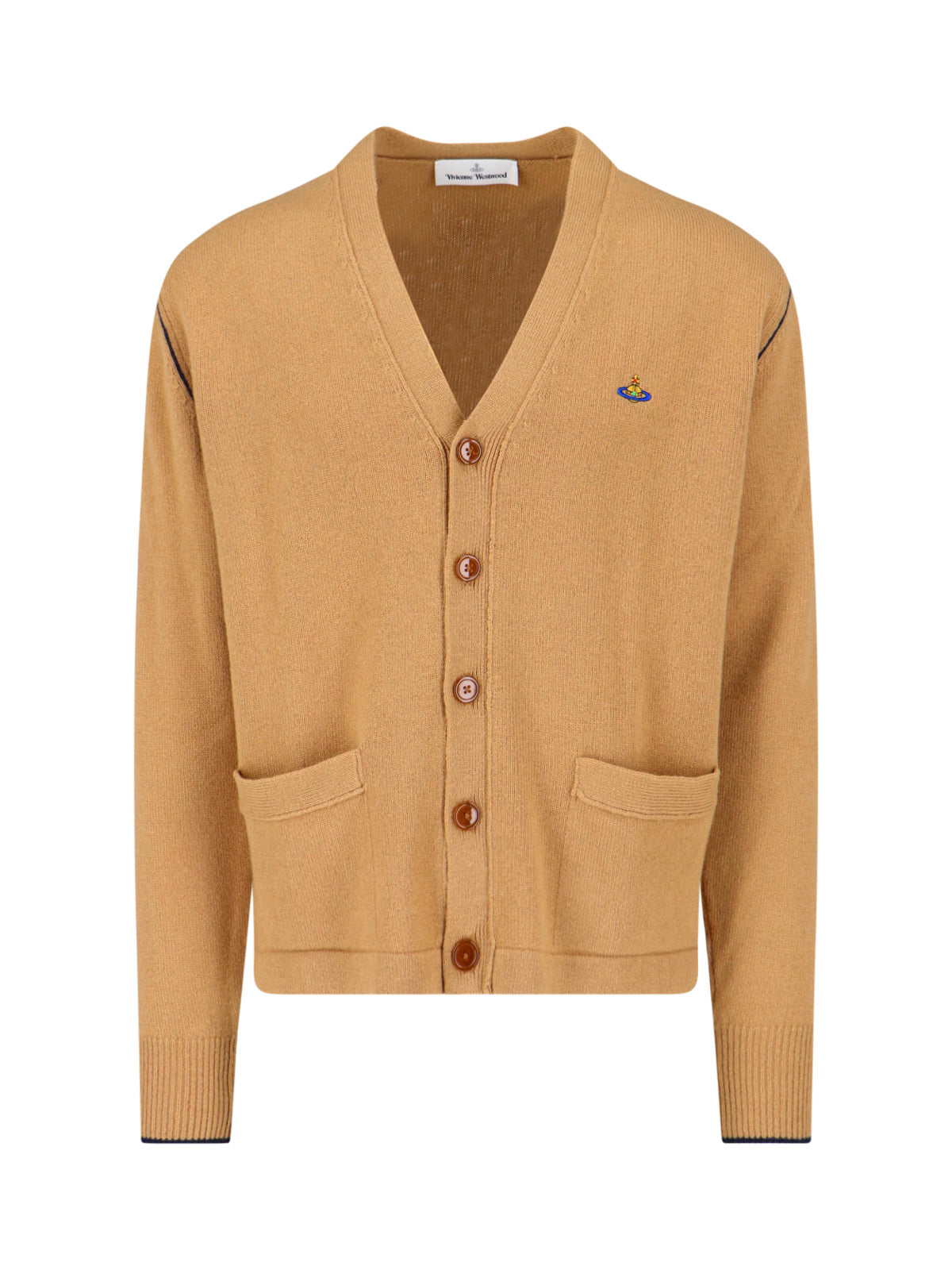 Brown Alex Wool Cashmere Cardigan